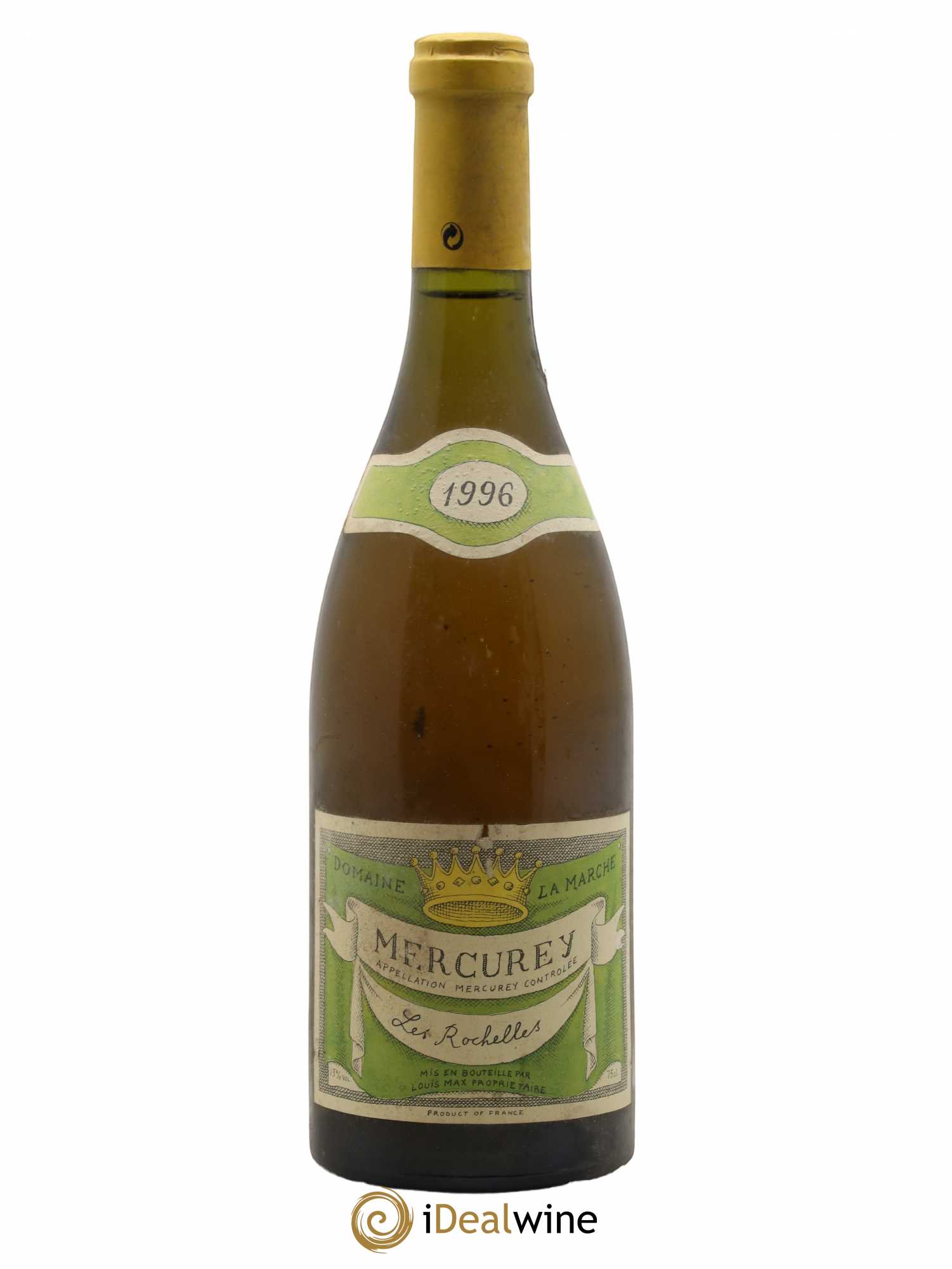 Mercurey Les Rochelles Domaine La Marche Louis Max 1996 - Posten von 1 Flasche - 0
