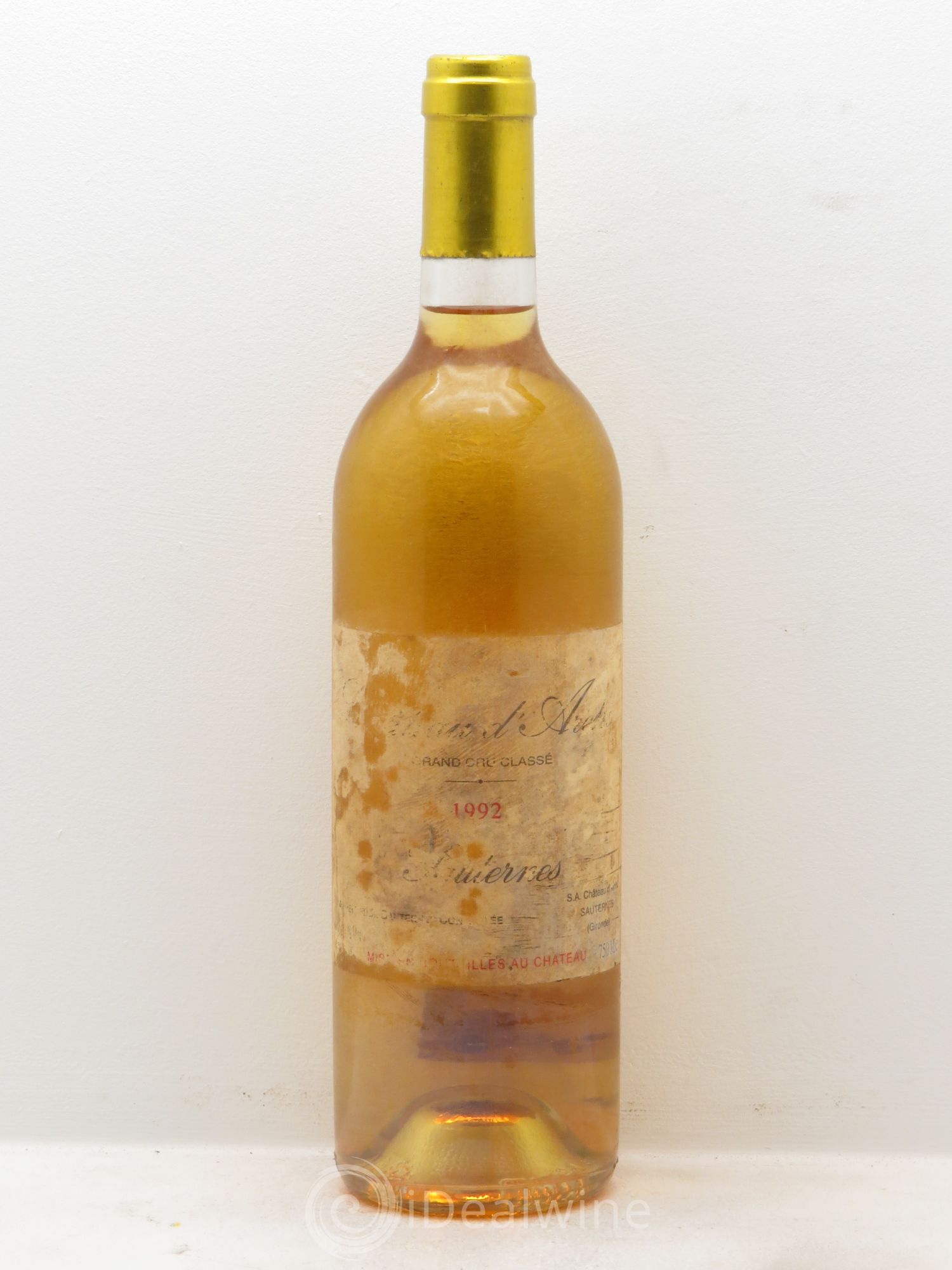 Sauternes Cru d'Arches 1992 - Posten von 1 Flasche - 0