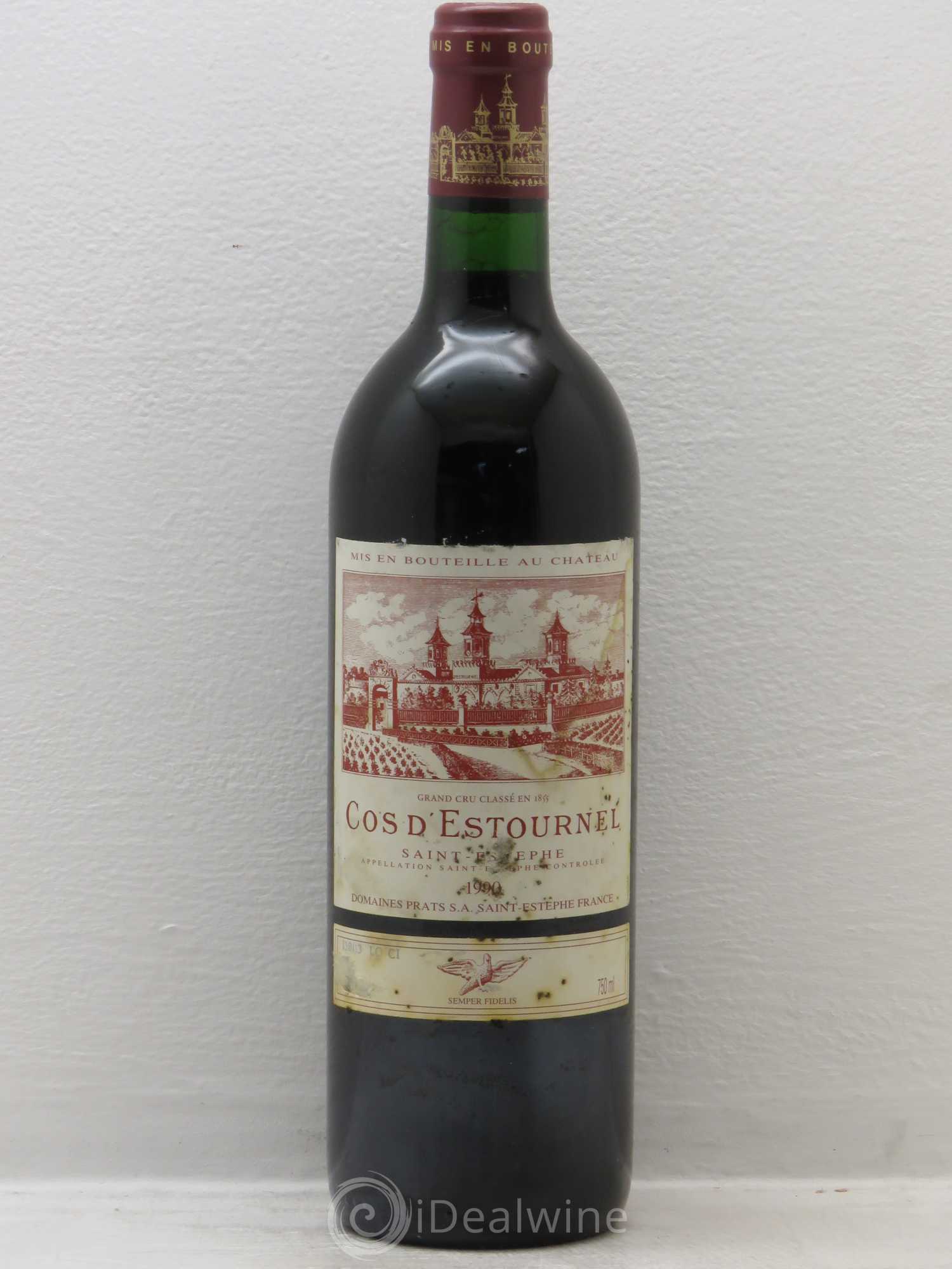 Cos d'Estournel 2ème Grand Cru Classé 1990 - Lot de 1 bouteille - 0