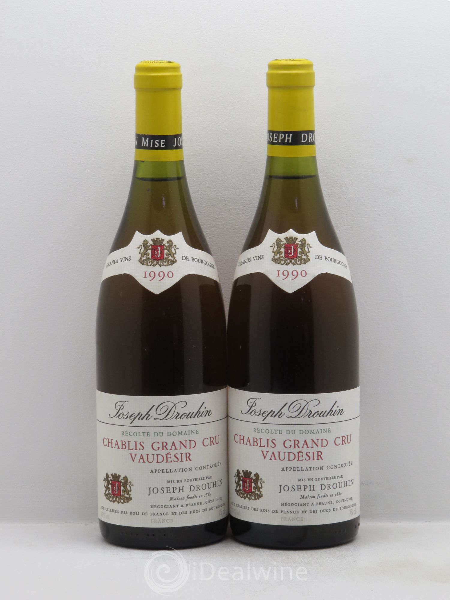 Chablis Grand Cru 1990 - Lot de 2 bouteilles - 0