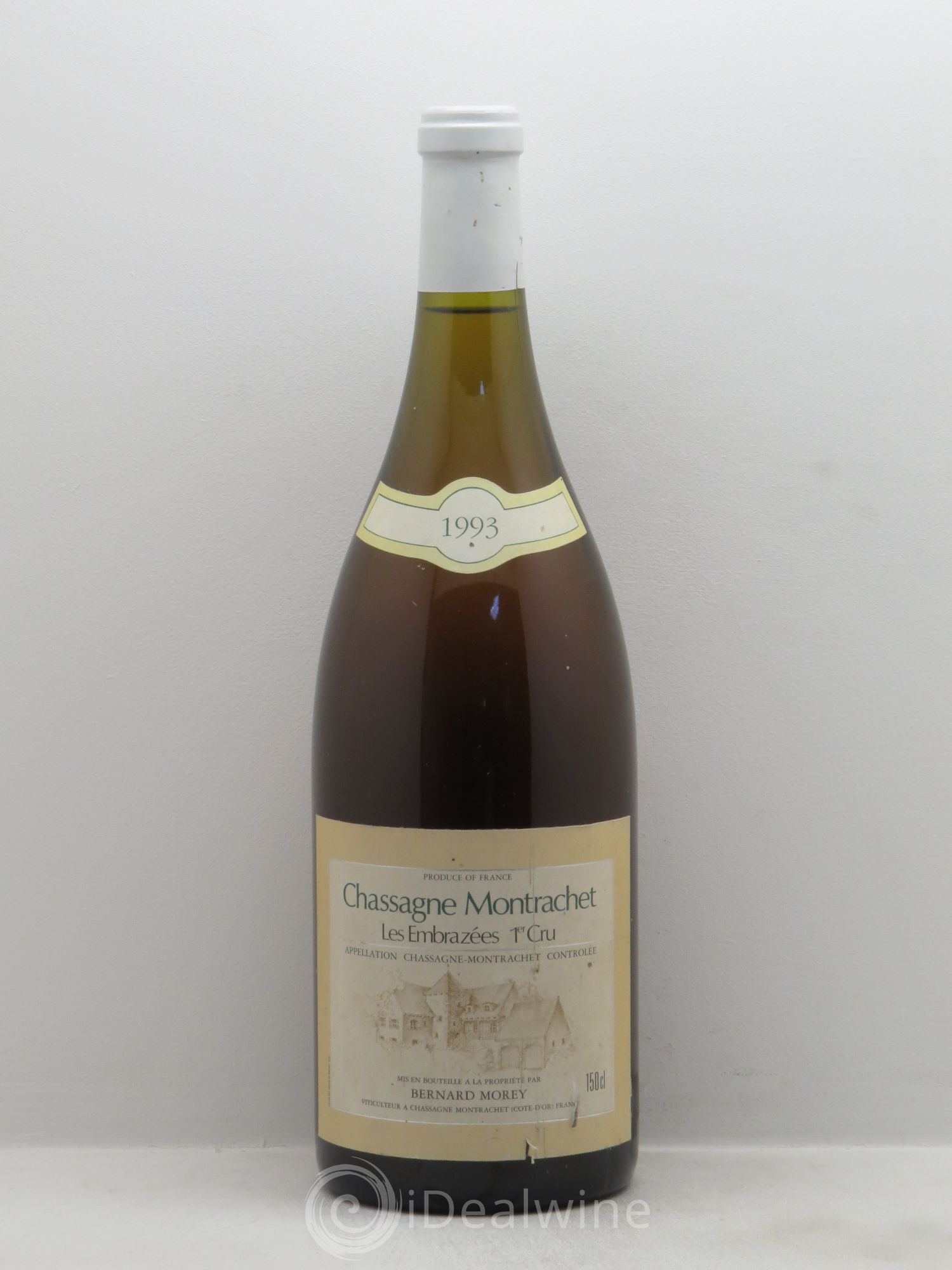 Chassagne-Montrachet 1er Cru Les Embrazées Bernard Morey et Fils (Domaine) 1993 - Lot de 1 magnum - 0