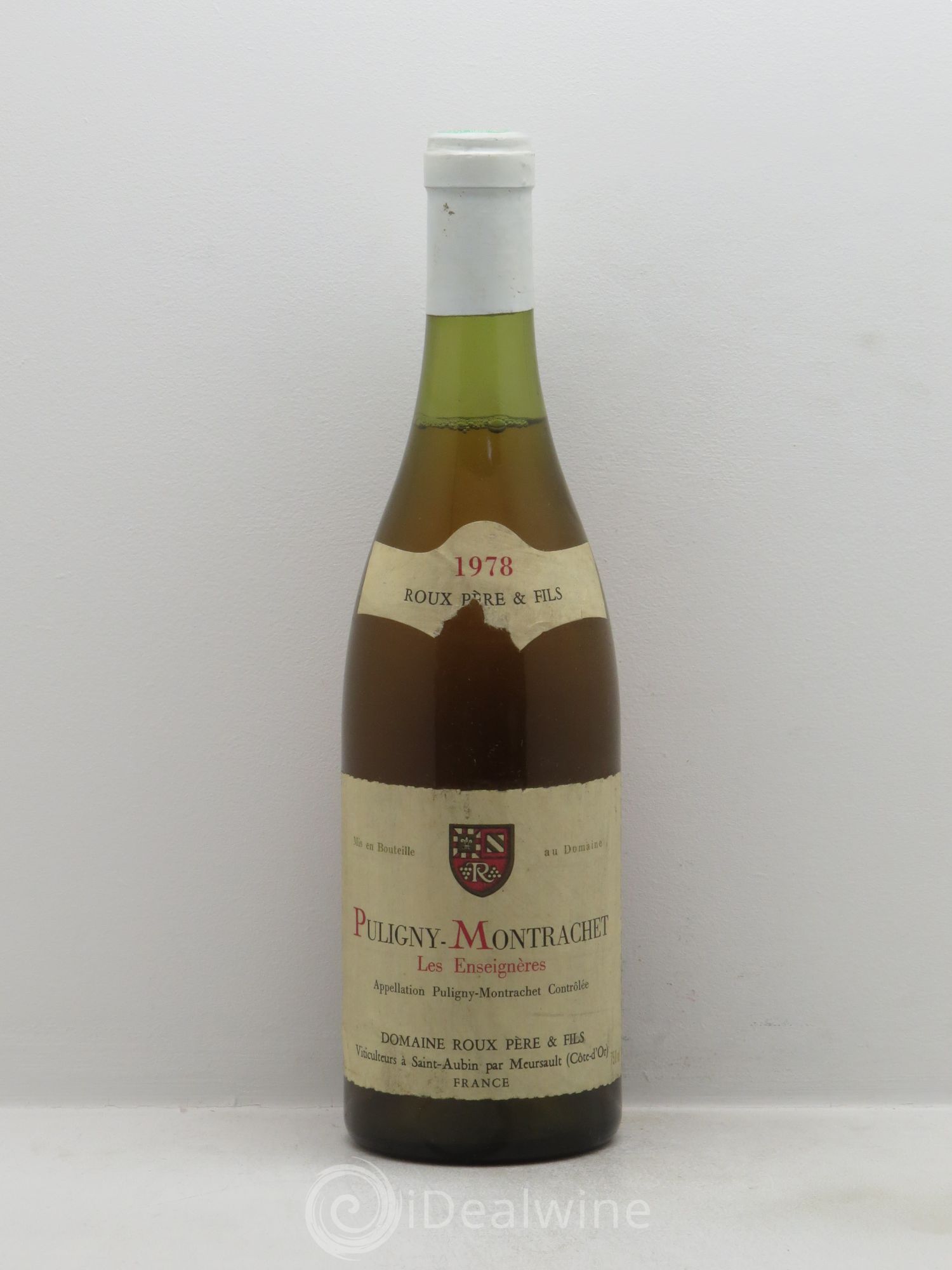Puligny-Montrachet Les Enseignères - Domaine Roux 1978 - Posten von 1 Flasche - 0