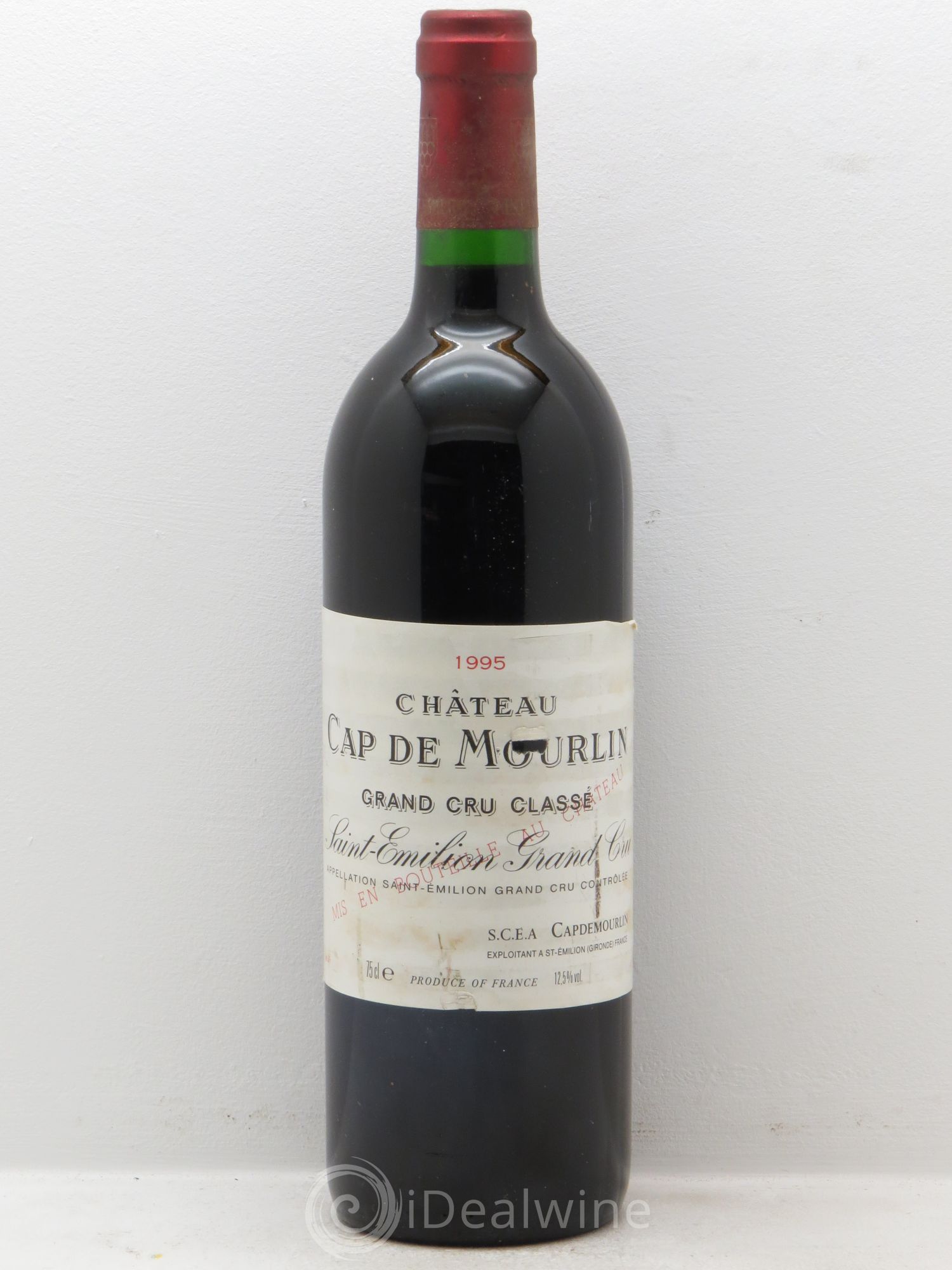 Château Cap de Mourlin Grand Cru Classé 1995 - Lot de 6 bouteilles - 0
