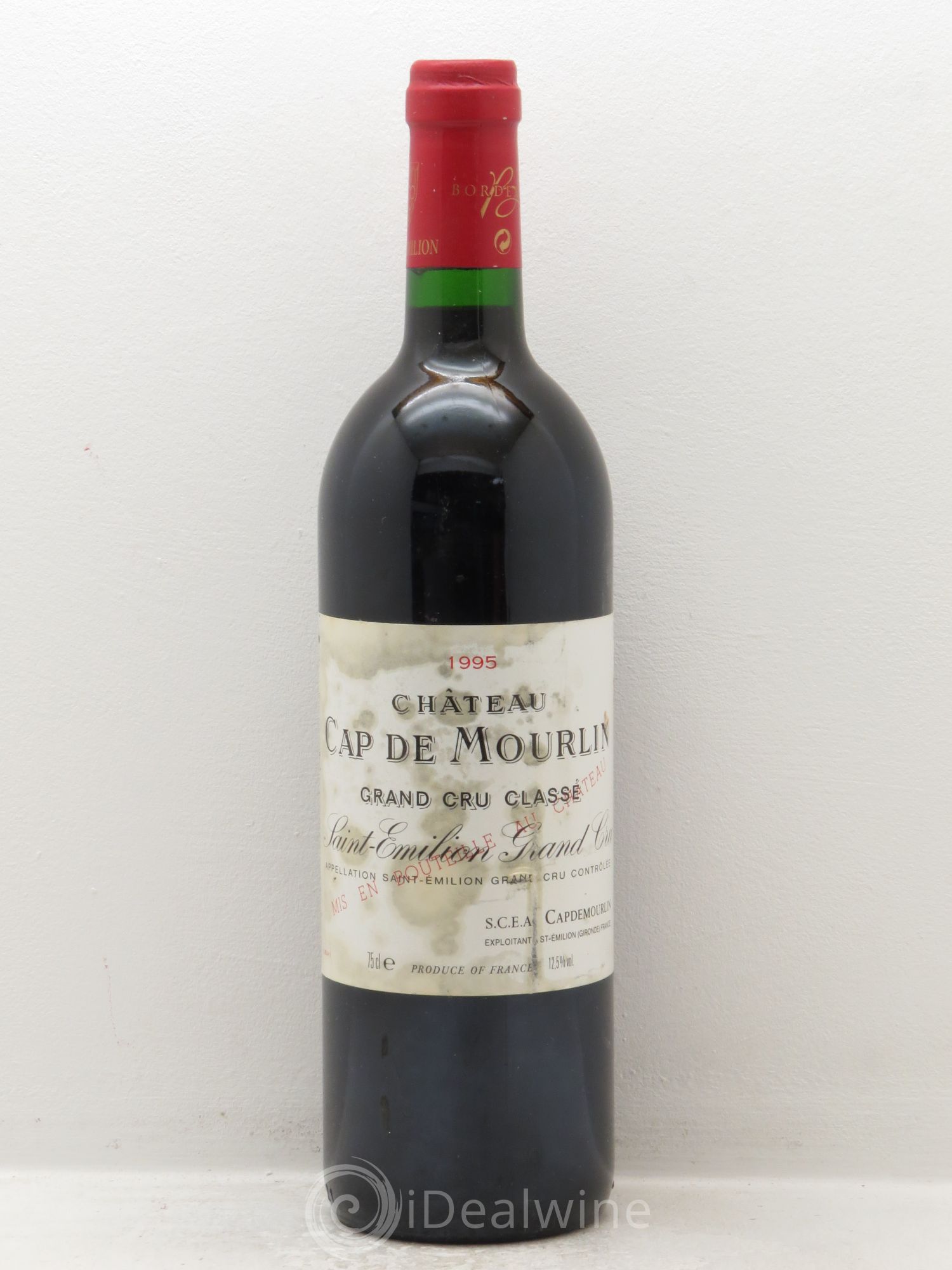 Château Cap de Mourlin Grand Cru Classé 1995 - Lot de 12 bouteilles - 0