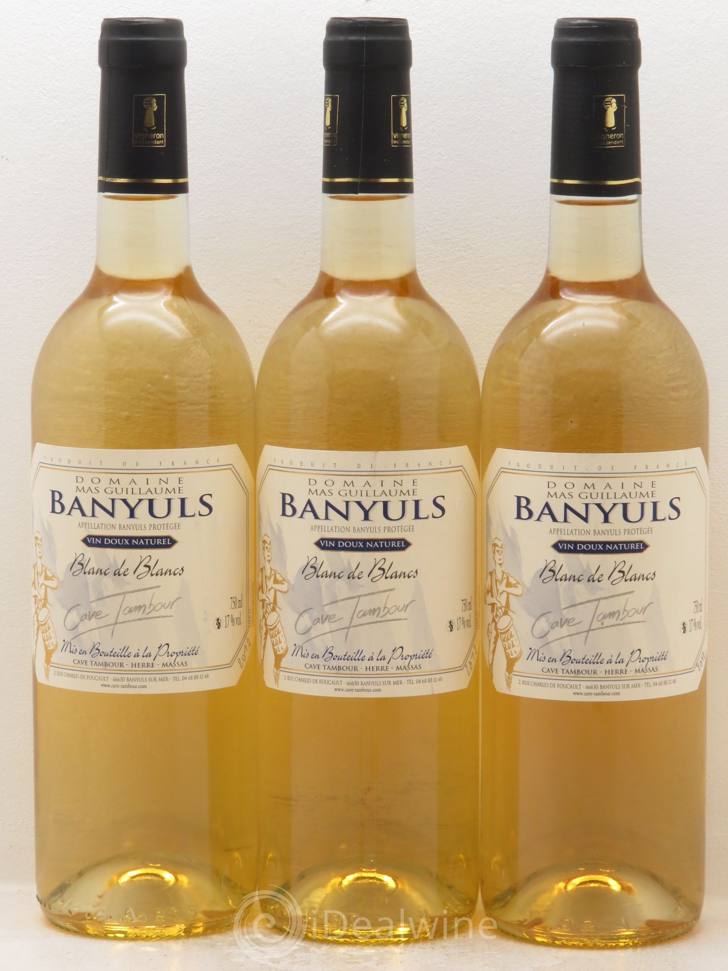 Banyuls Cave Tambour (sans prix de réserve) - Posten von 3 Flaschen - 0
