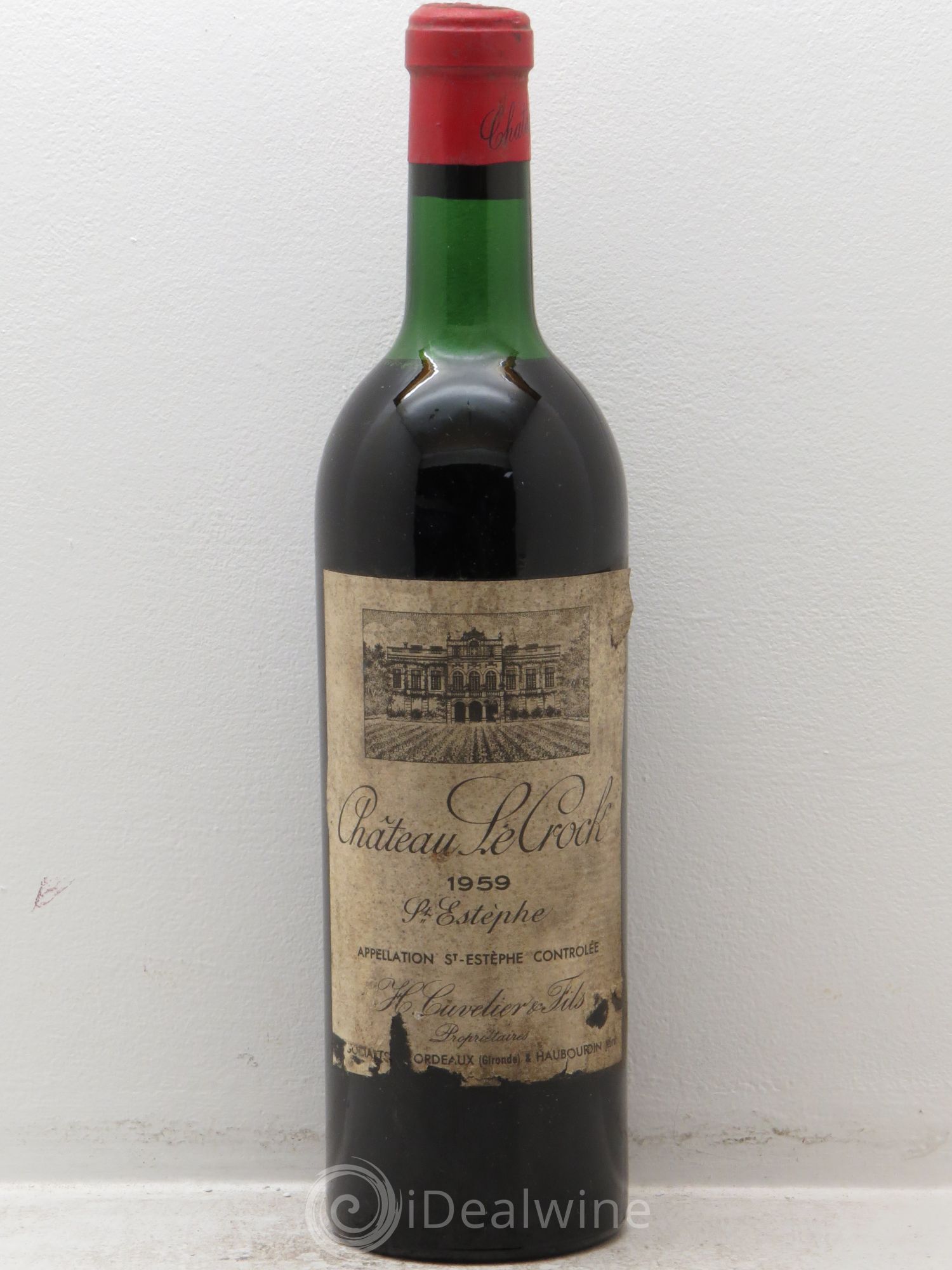 Château le Crock Cru Bourgeois 1959 - Lot de 1 bouteille - 0
