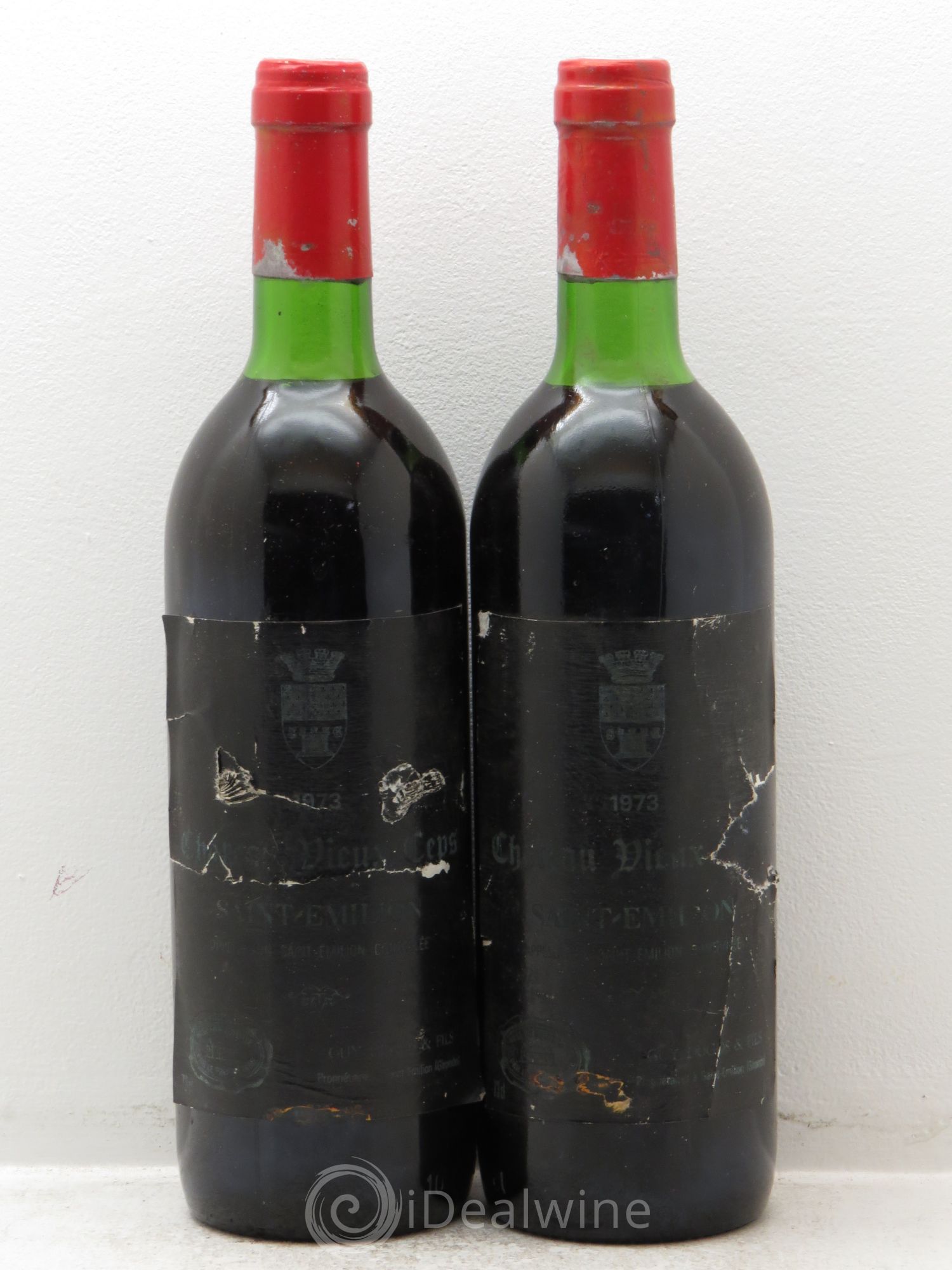 Saint-Émilion Vieux CEP 1973 - Posten von 2 Flaschen - 0