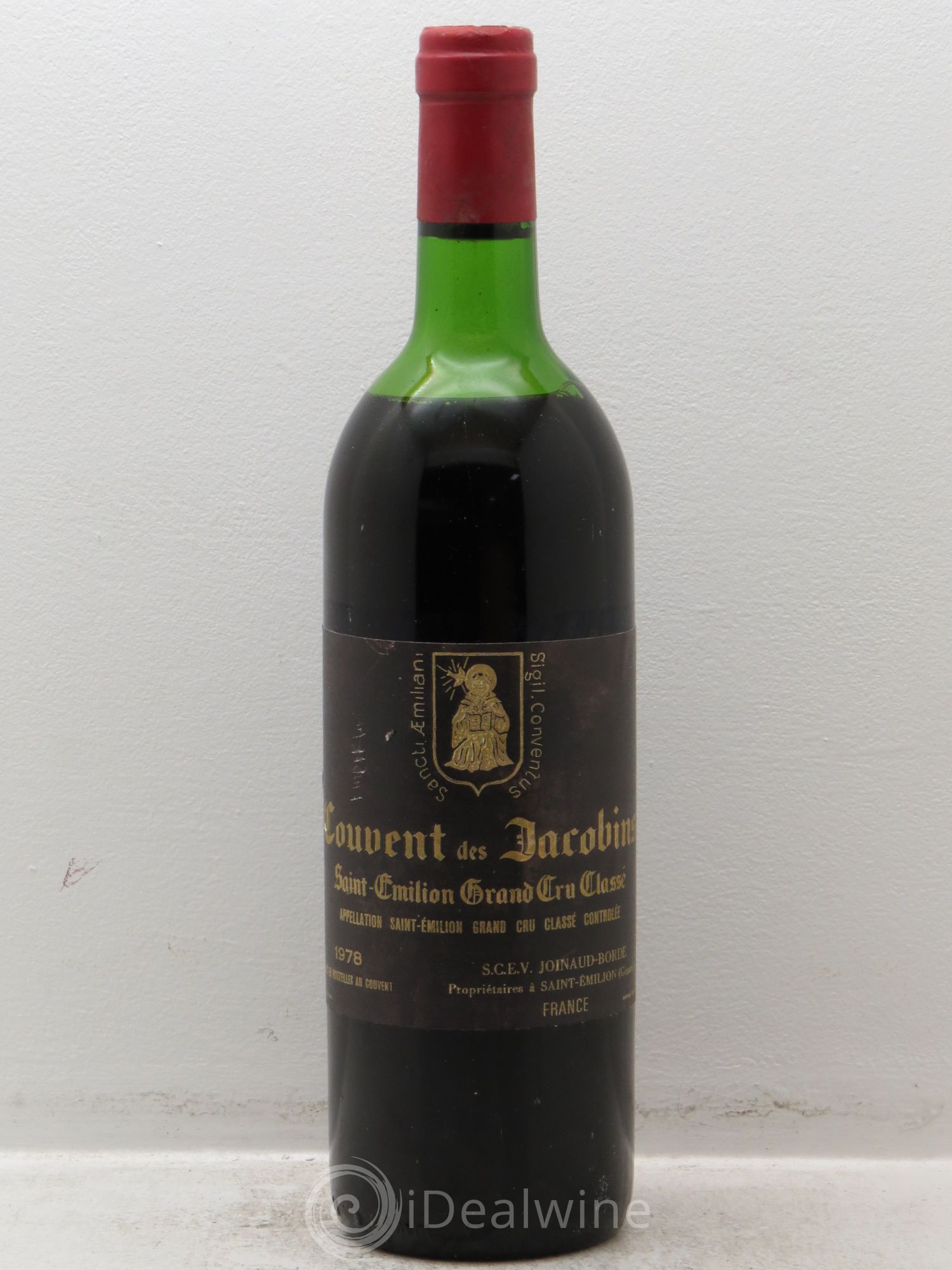 Château Couvent des Jacobins Grand Cru Classé 1978 - Lot de 12 bouteilles - 0