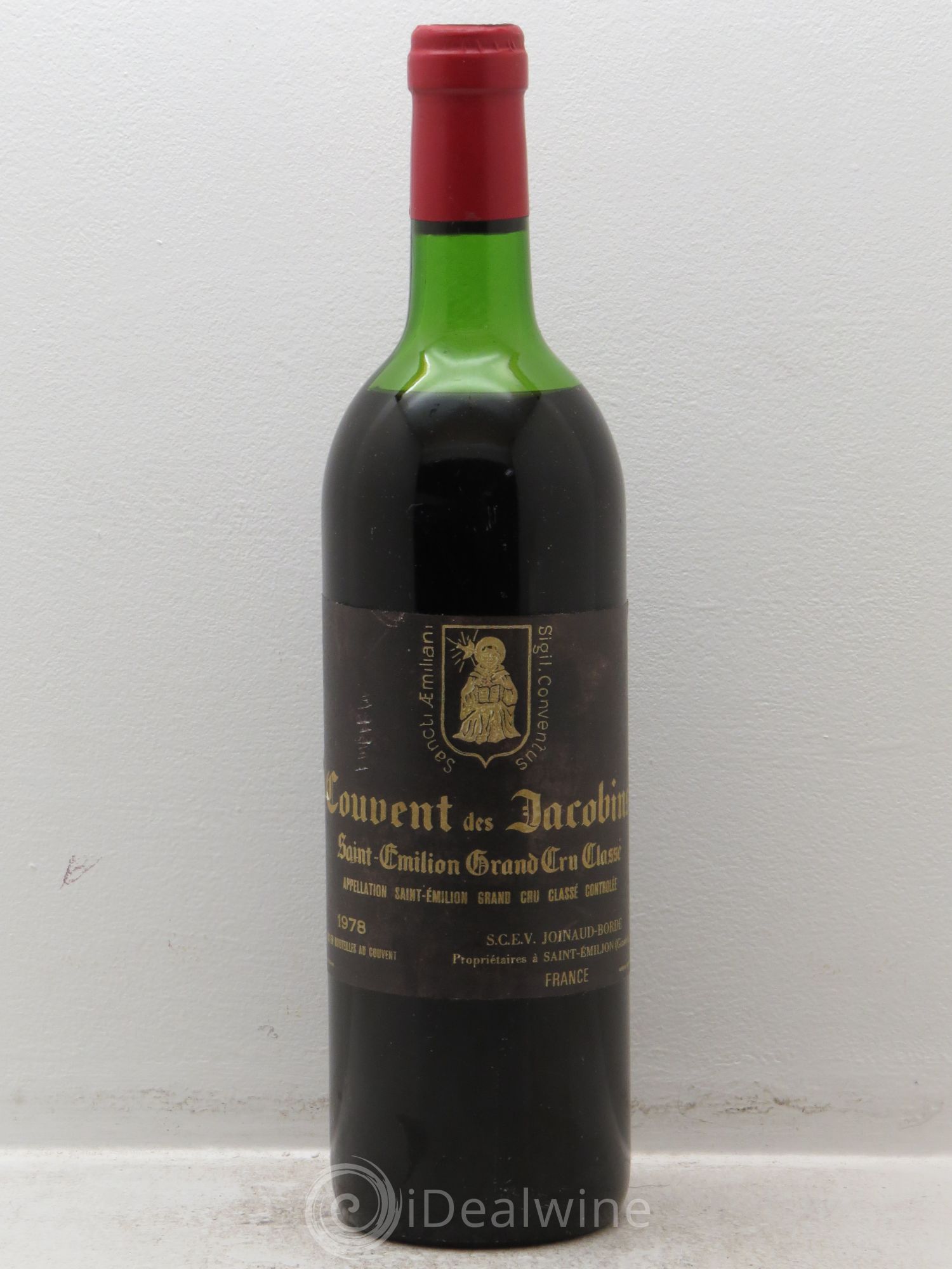 Château Couvent des Jacobins Grand Cru Classé 1978 - Lot de 6 bouteilles - 0