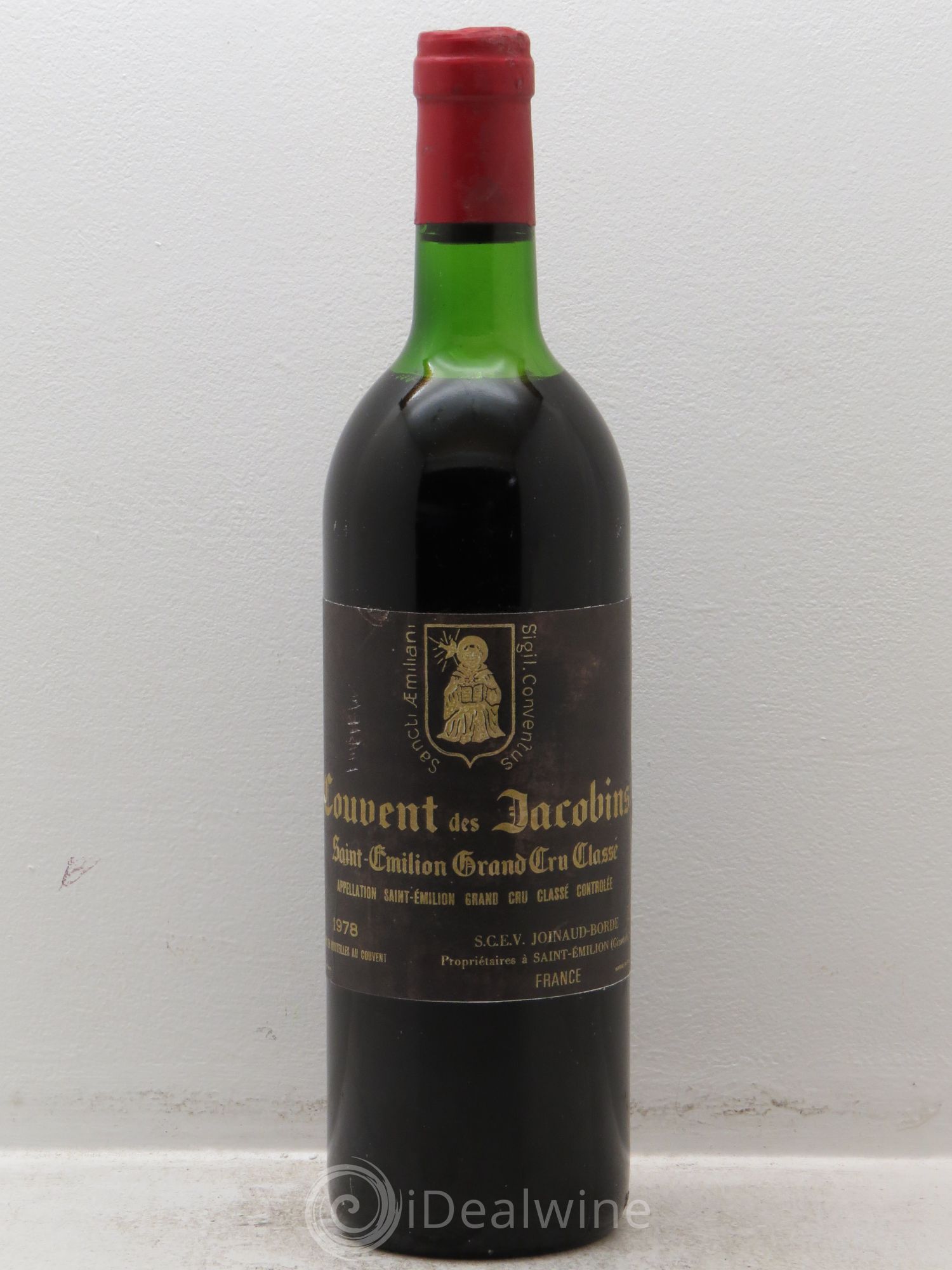 Château Couvent des Jacobins Grand Cru Classé 1978 - Lot de 6 bouteilles - 0