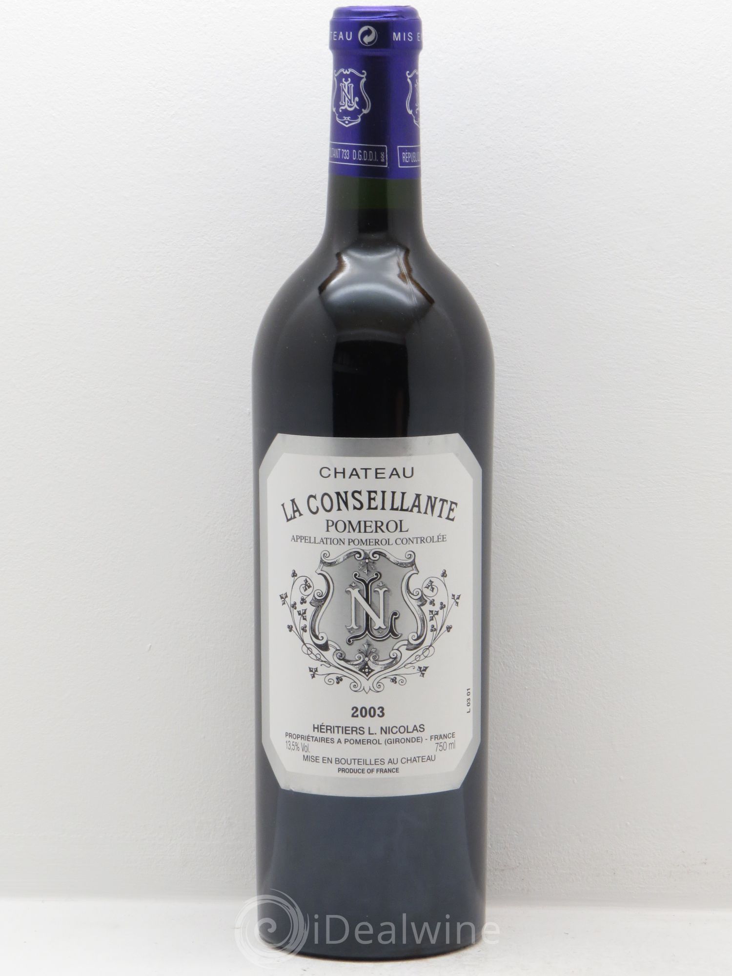 Château la Conseillante 2003 - Lot de 6 bouteilles - 0
