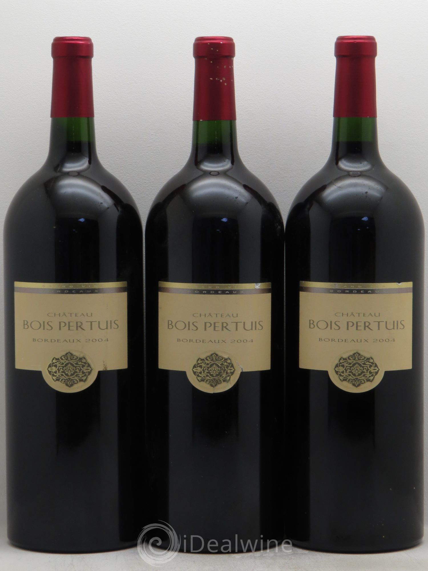 Bordeaux Bois Pertuis 2004 - Posten von 3 Magnum - 0