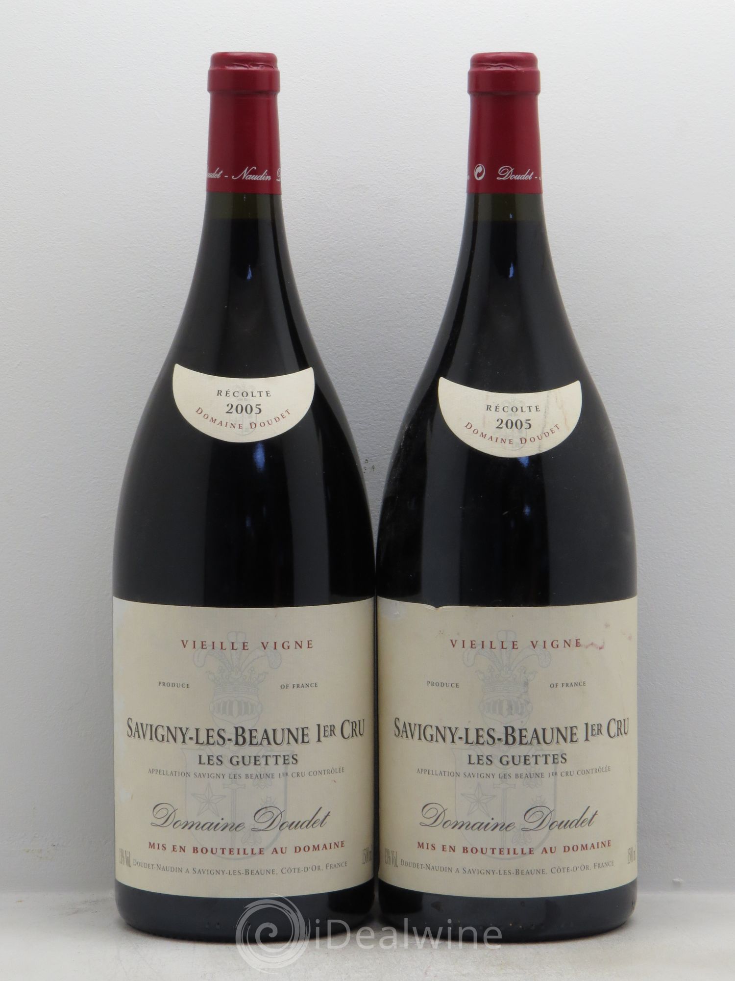 Savigny-lès-Beaune 1er Cru Vieilles vignes Doudet 2005 - Posten von 2 Magnum - 0