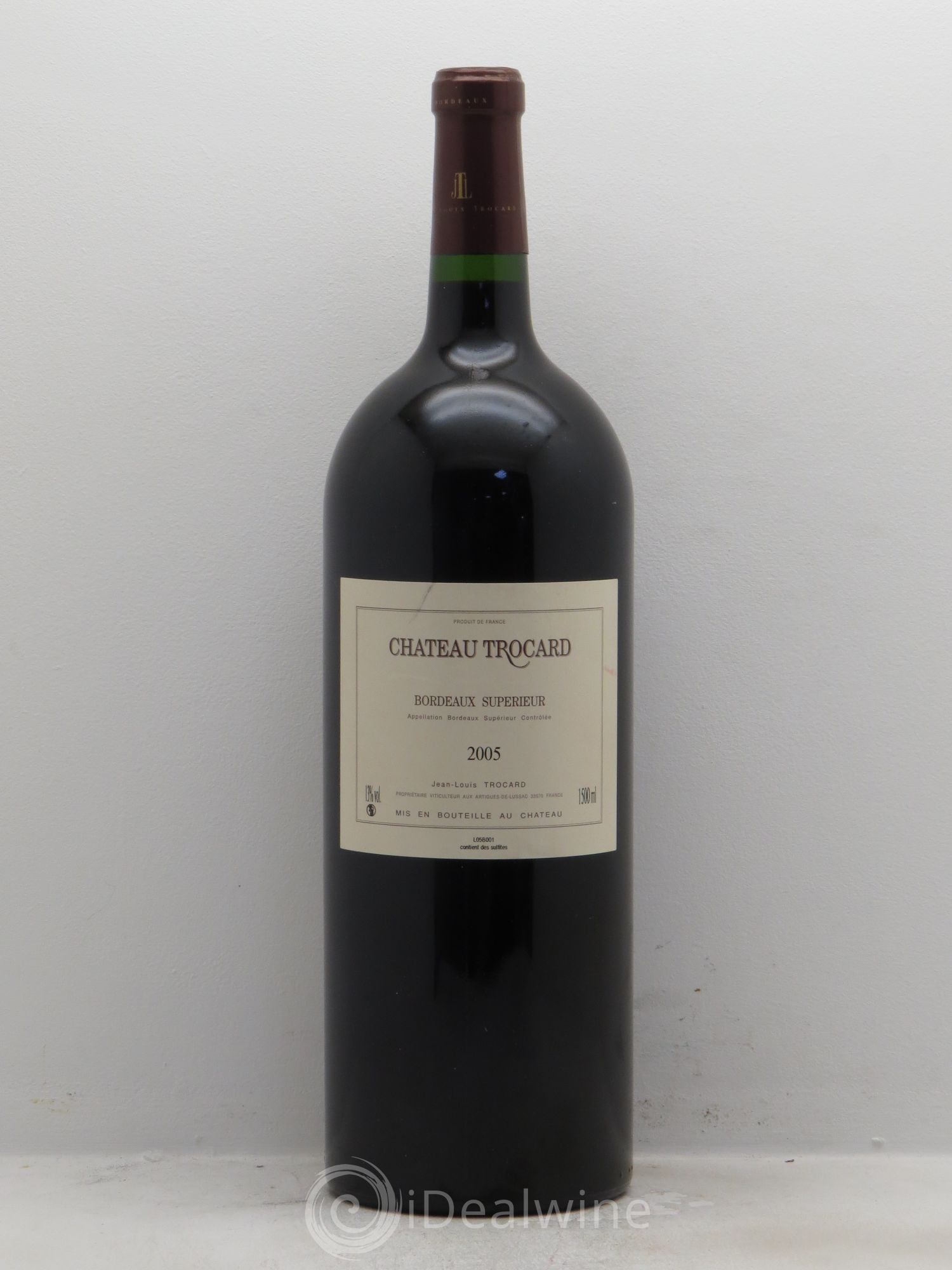 Bordeaux Bordeaux supérieur Château Trocard 2005 - Posten von 6 Magnum - 0