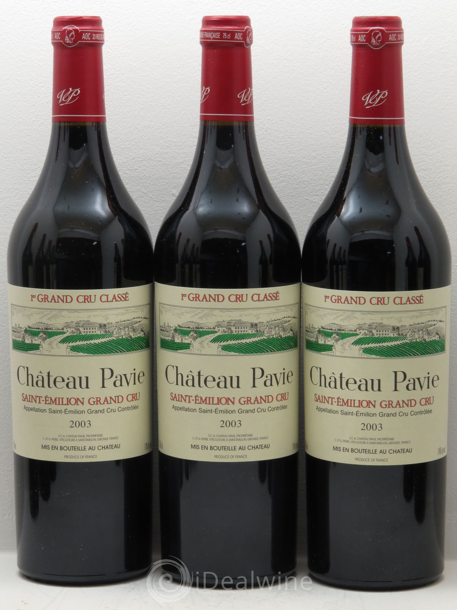 Château Pavie 1er Grand Cru Classé A 2003 - Lot de 12 bouteilles - 2