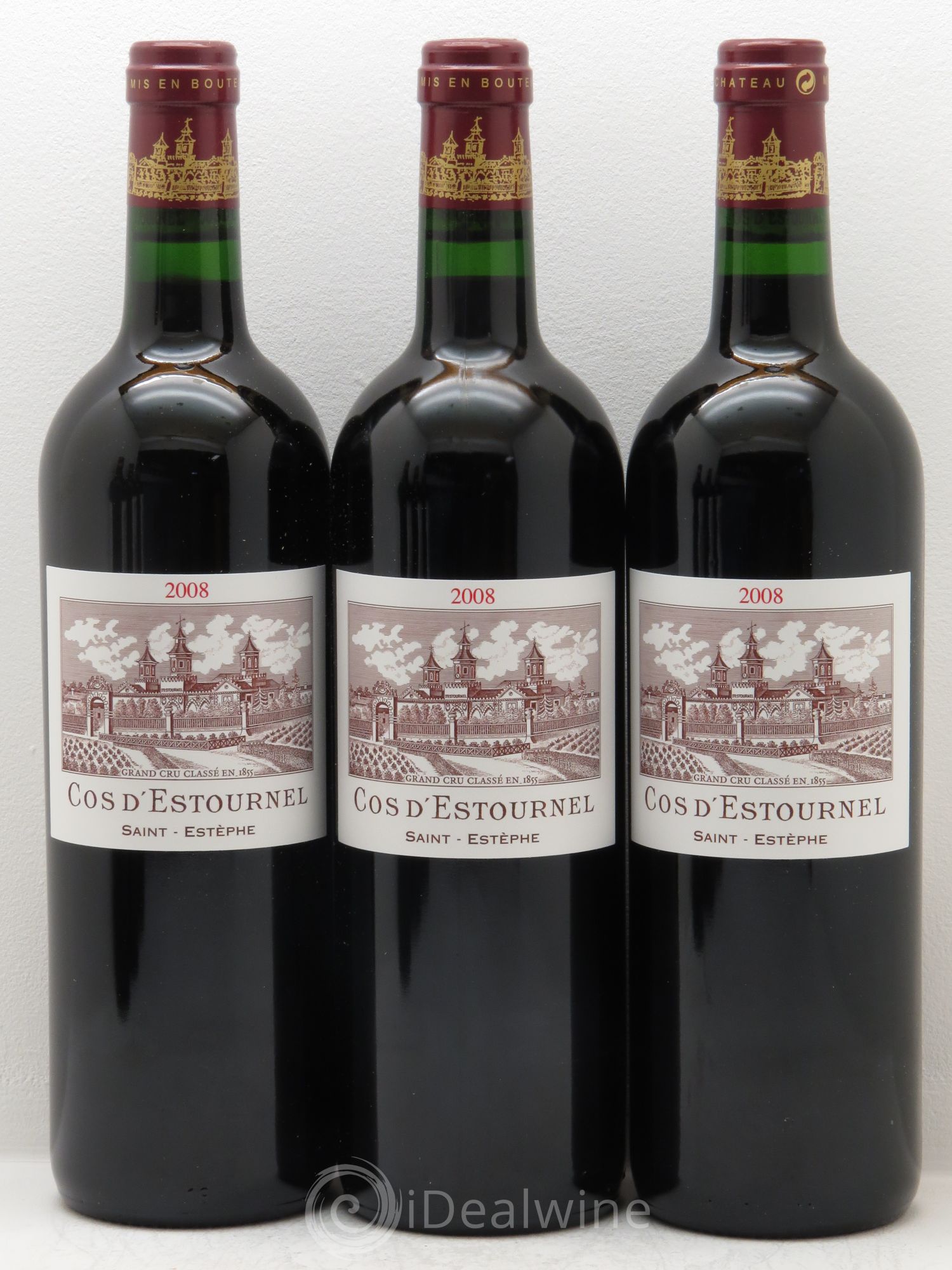 Cos d'Estournel 2ème Grand Cru Classé 2008 - Lot de 12 bouteilles - 1