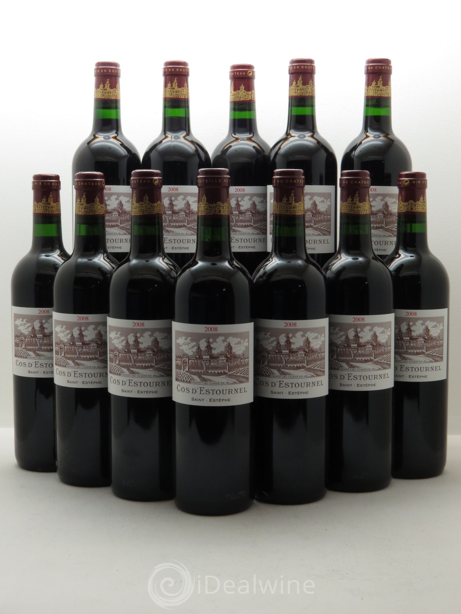Cos d'Estournel 2ème Grand Cru Classé 2008 - Lot de 12 bouteilles - 0