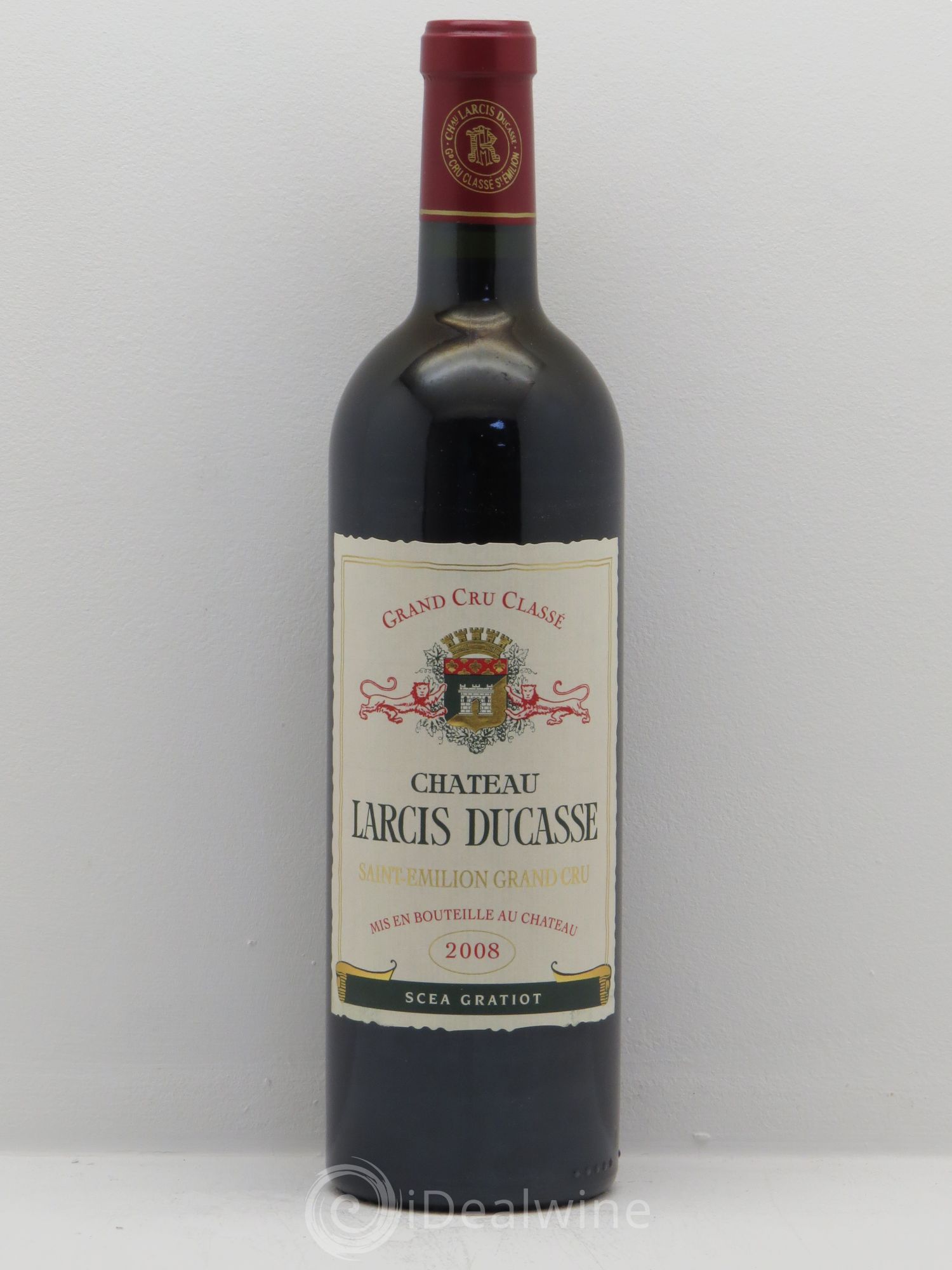 Château Larcis Ducasse 1er Grand Cru Classé B 2008 - Lot de 12 bouteilles - 0