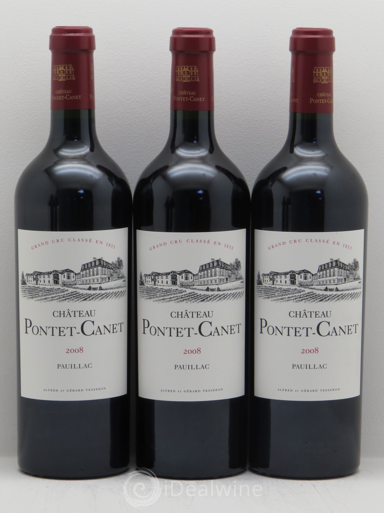Château Pontet Canet 5ème Grand Cru Classé 2008 - Lot de 12 bouteilles - 2