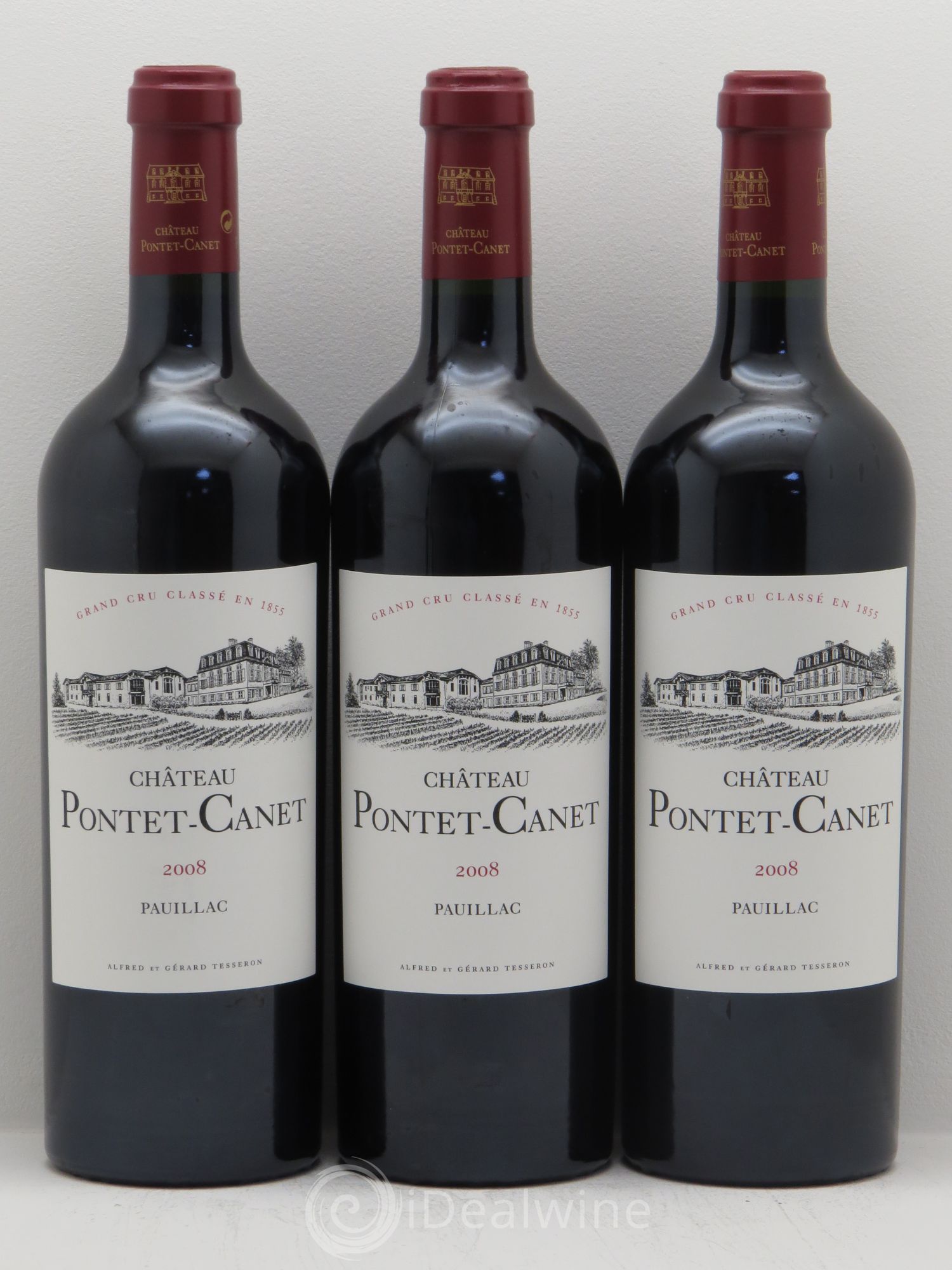Château Pontet Canet 5ème Grand Cru Classé 2008 - Lot de 12 bouteilles - 3