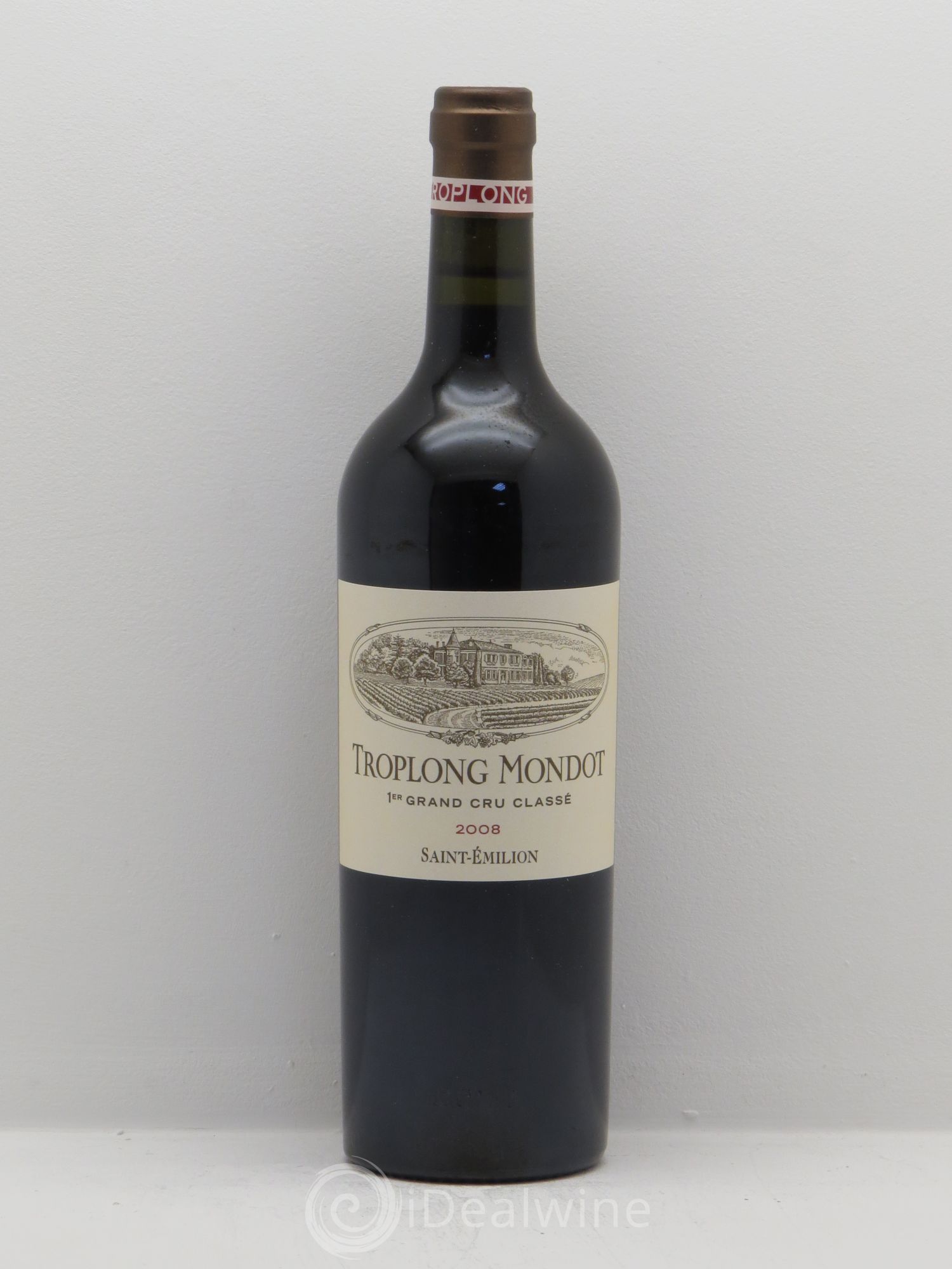 Château Troplong Mondot 1er Grand Cru Classé B 2008 - Lot de 12 bouteilles - 0