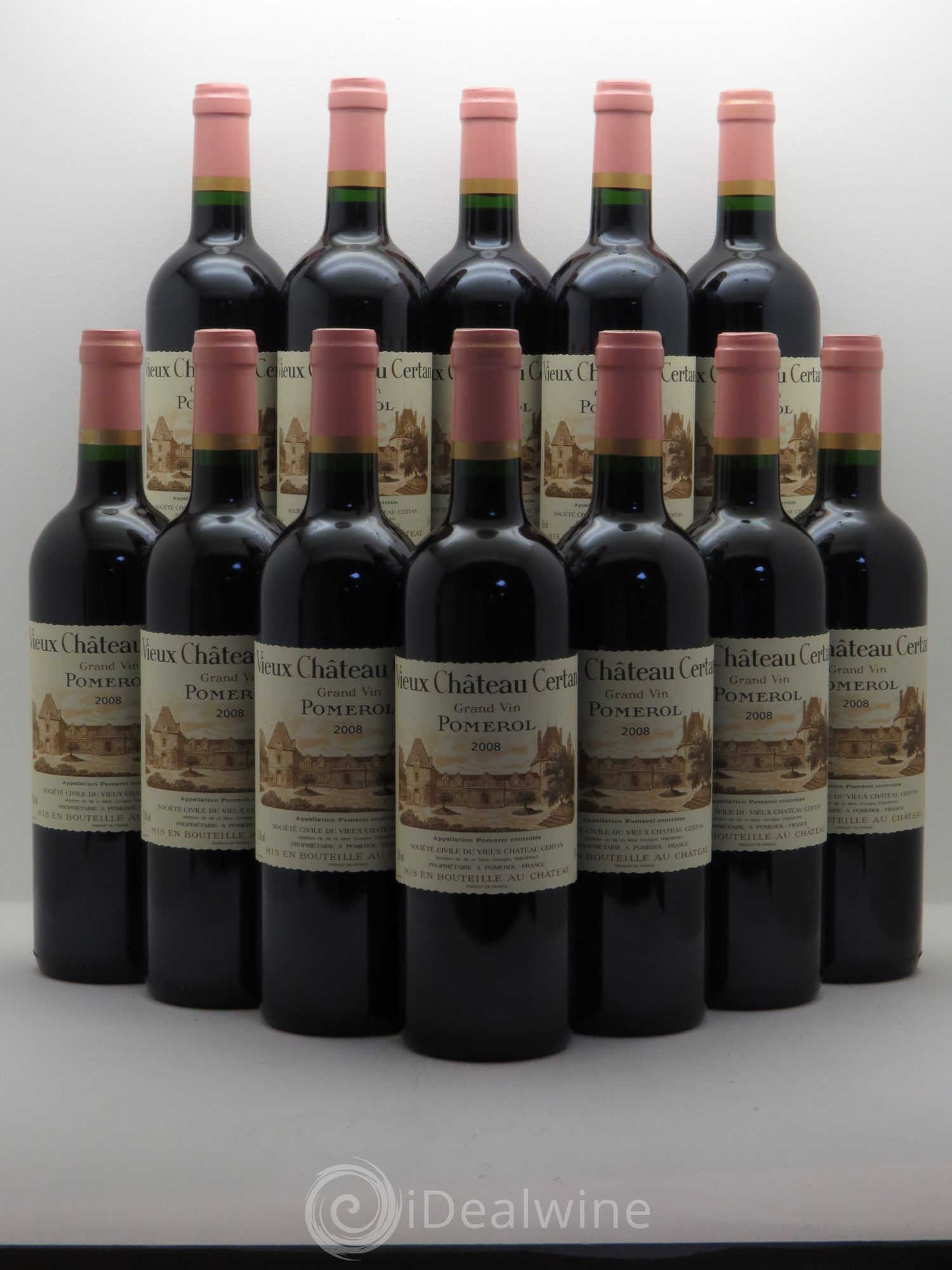 Vieux Château Certan 2008 - Lot de 12 bouteilles - 0