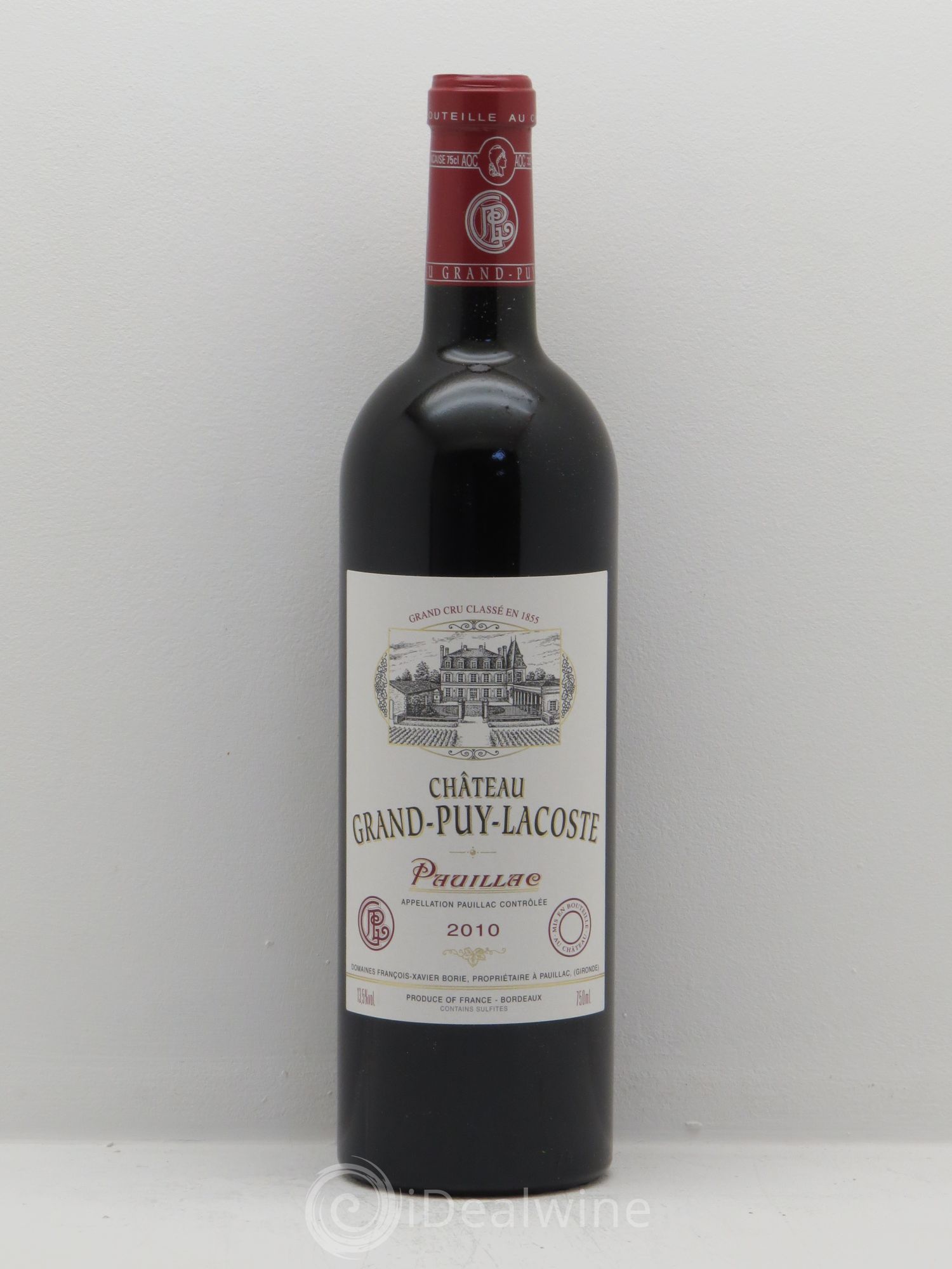 Château Grand Puy Lacoste 5ème Grand Cru Classé 2010 - Lot de 12 bouteilles - 0