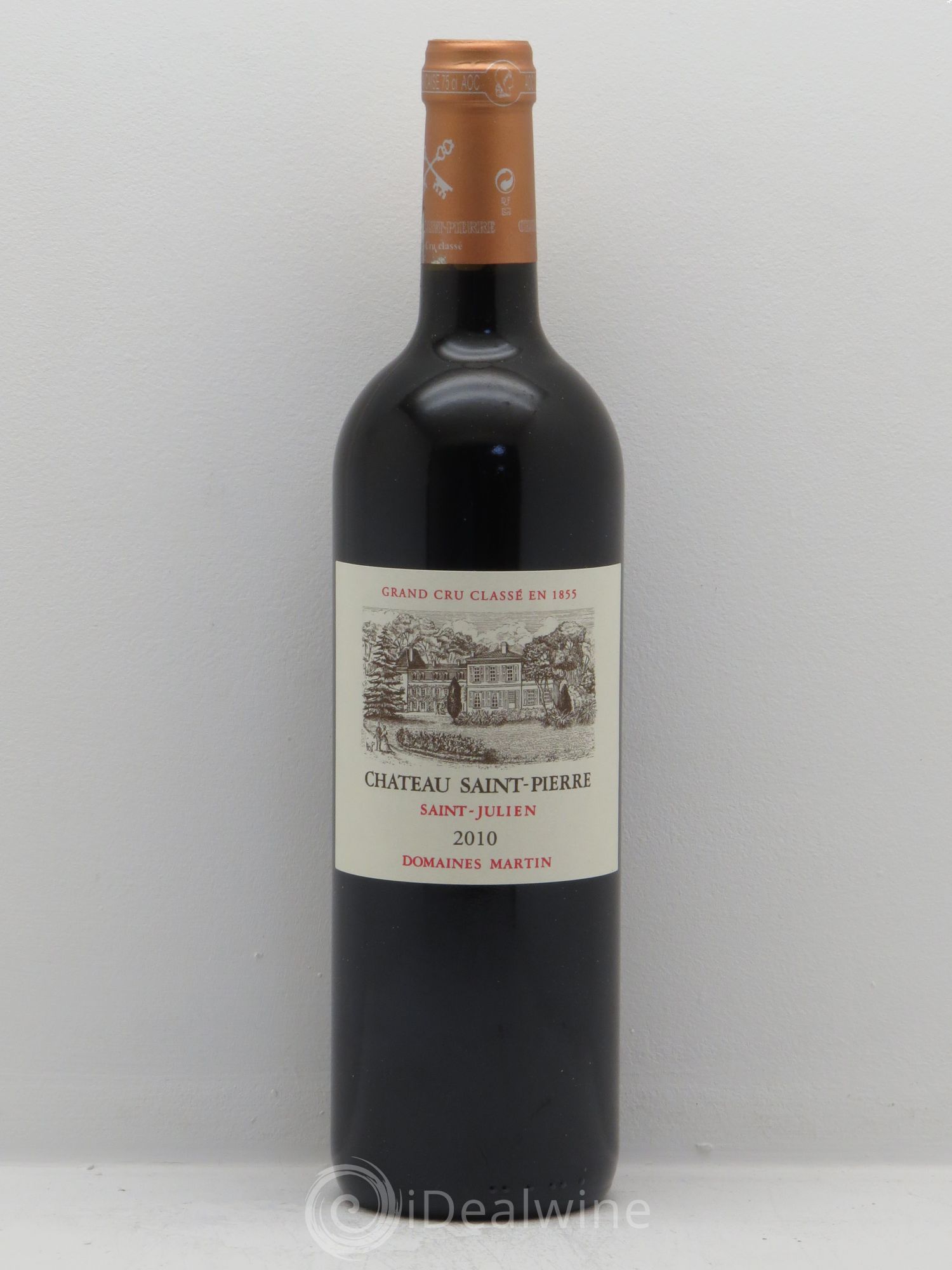 Château Saint-Pierre 4ème Grand Cru Classé 2010 - Lot de 12 bouteilles - 0