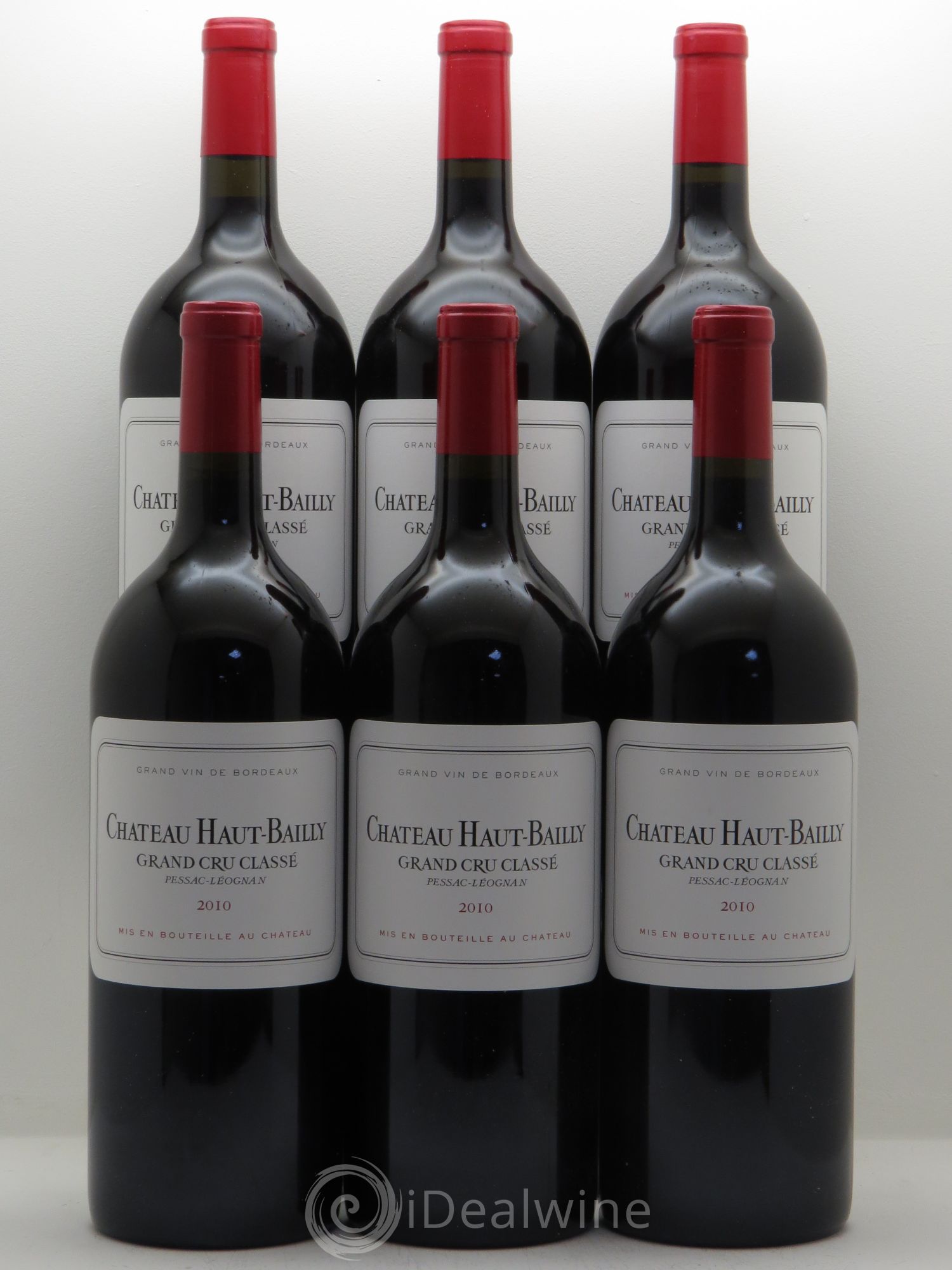 Château Haut-Bailly Cru Classé de Graves 2010 - Lot de 6 magnums - 0