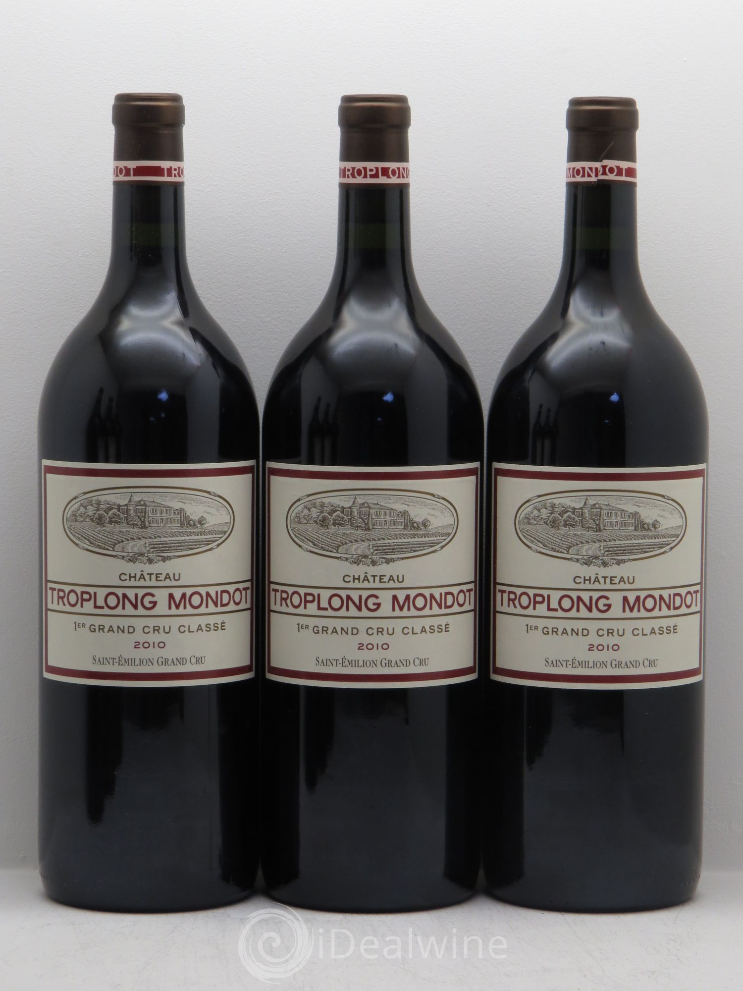 Château Troplong Mondot 1er Grand Cru Classé B 2010 - Lot de 6 magnums - 1