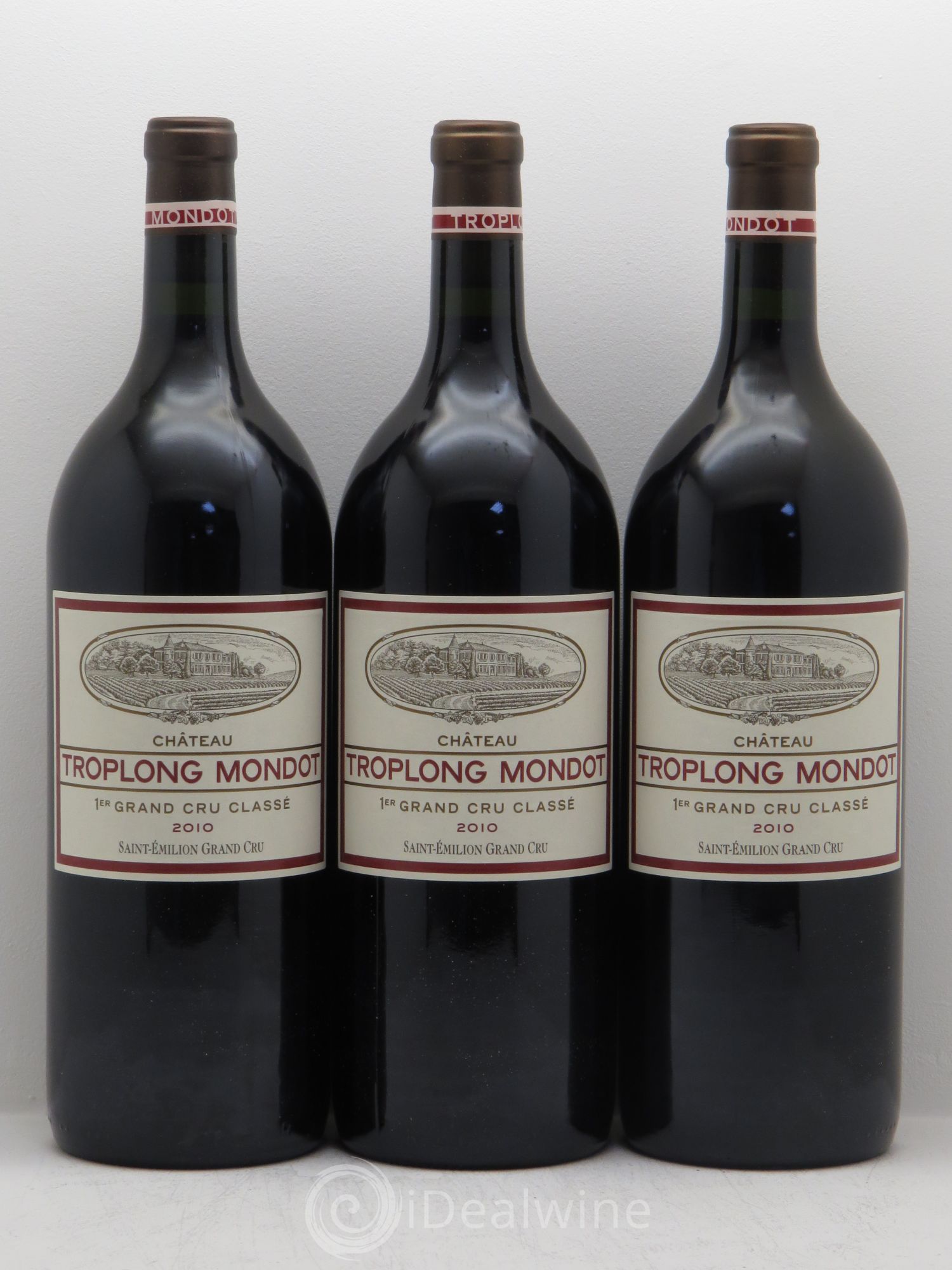 Château Troplong Mondot 1er Grand Cru Classé B 2010 - Lot de 6 magnums - 2