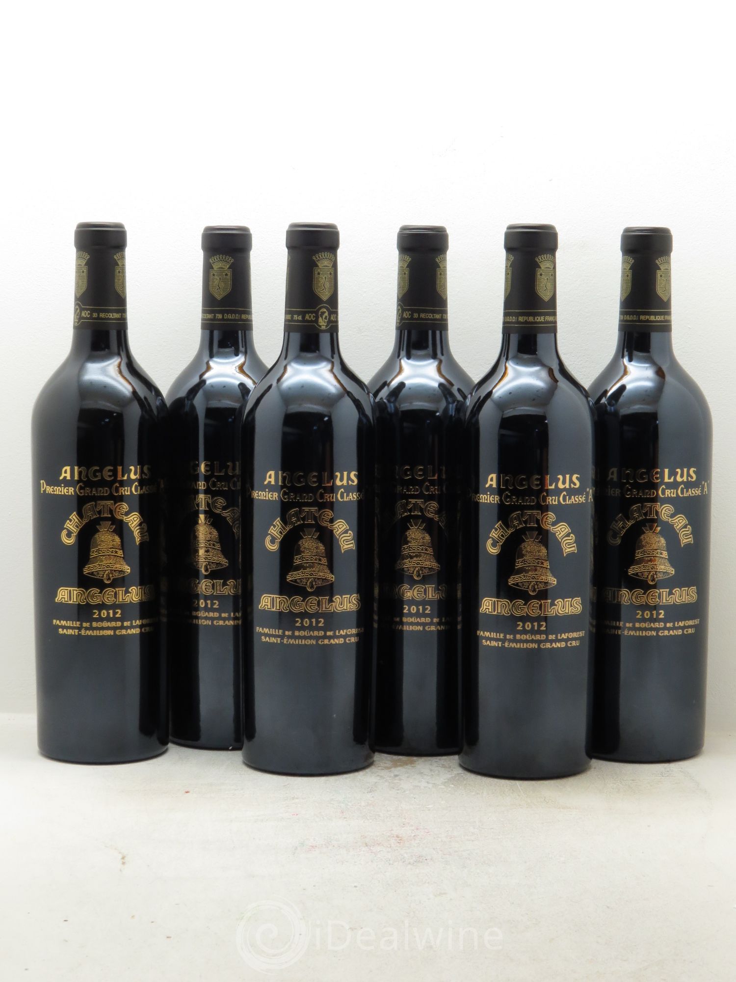 Château Angélus 1er Grand Cru Classé A 2012 - Lot de 6 bouteilles - 0