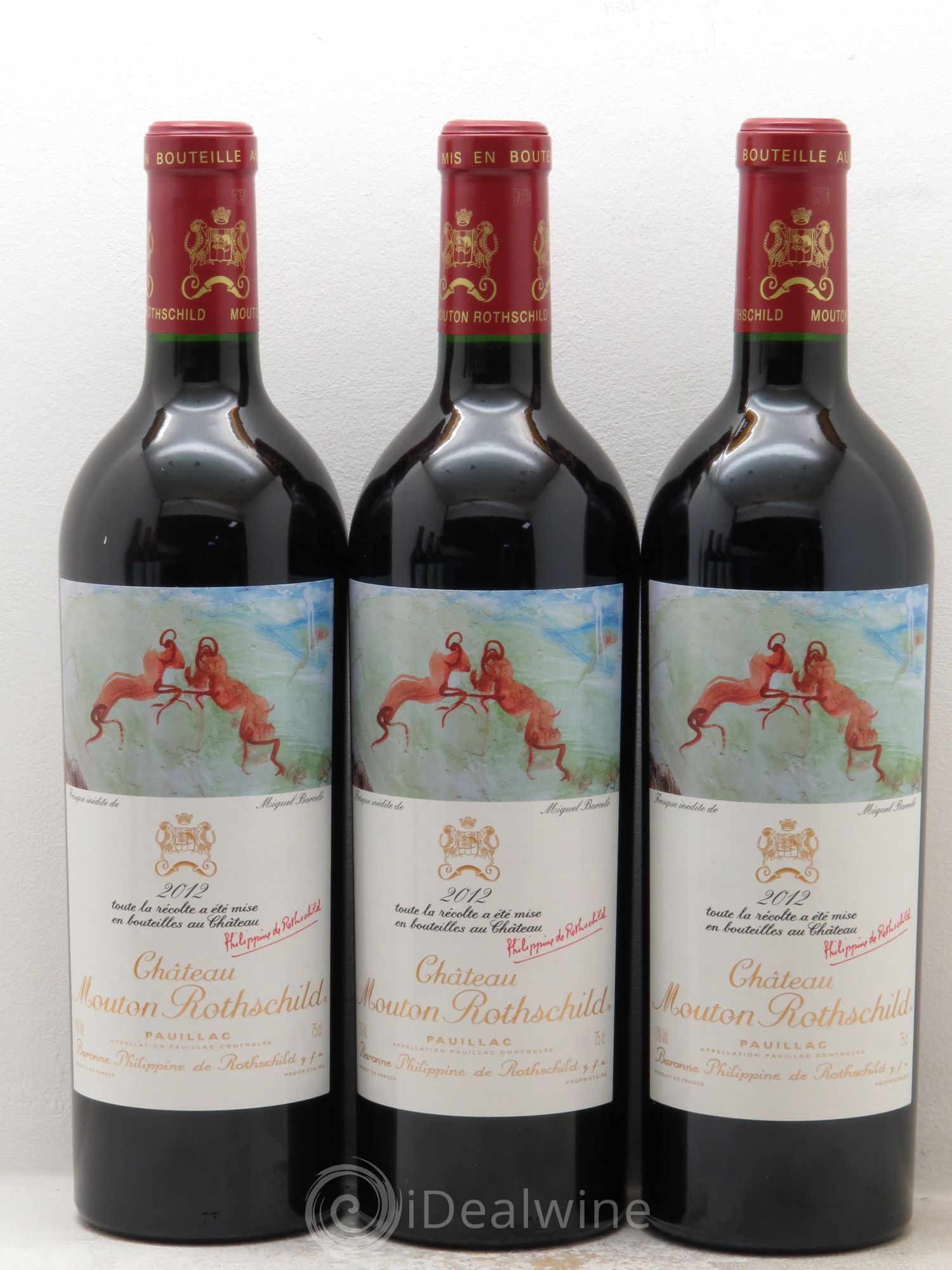 Château Mouton Rothschild 1er Grand Cru Classé 2012 - Lot de 6 bouteilles - 1