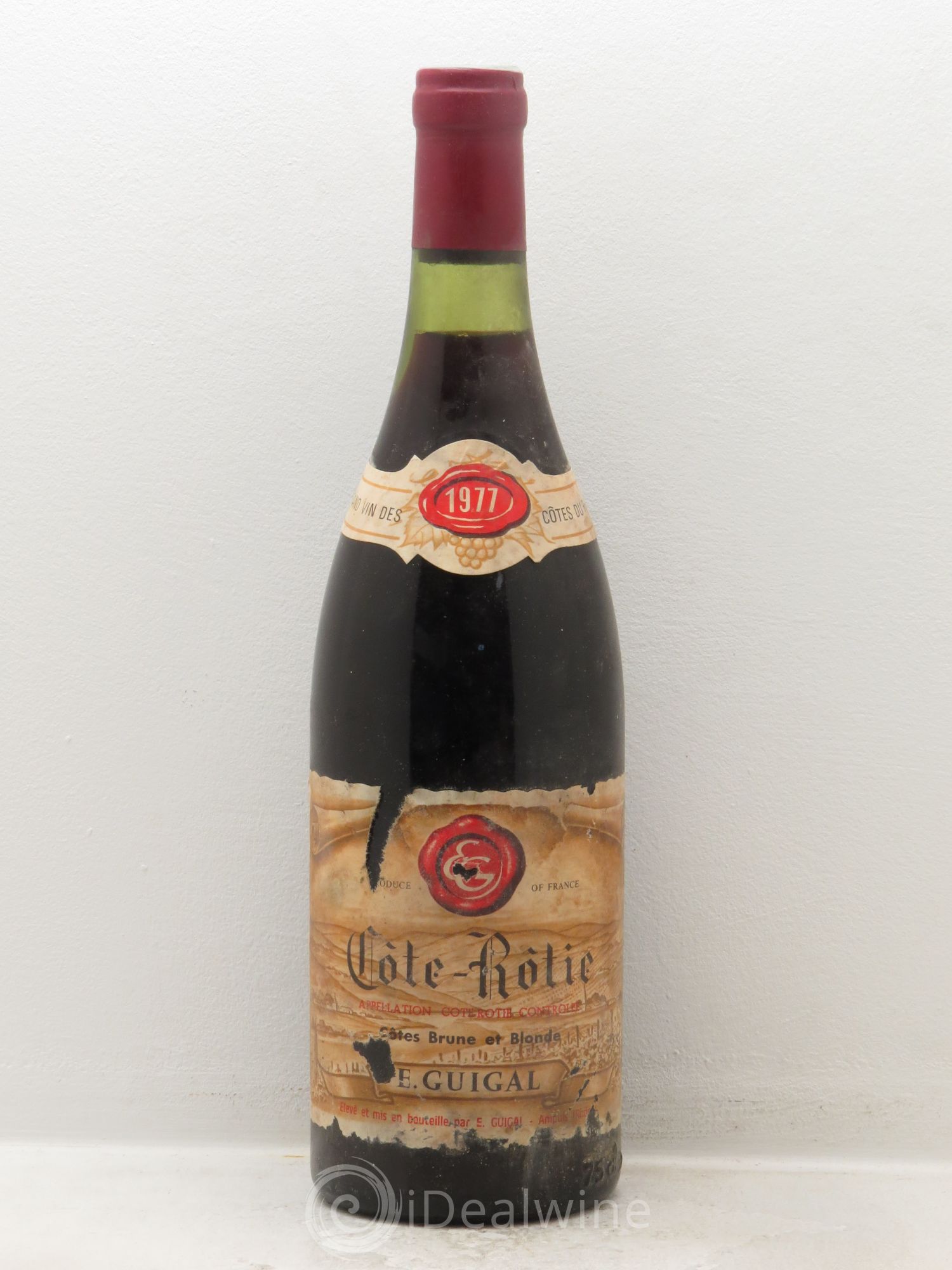 Côte-Rôtie Côtes Brune et Blonde Guigal 1977 - Lot de 1 bouteille - 0