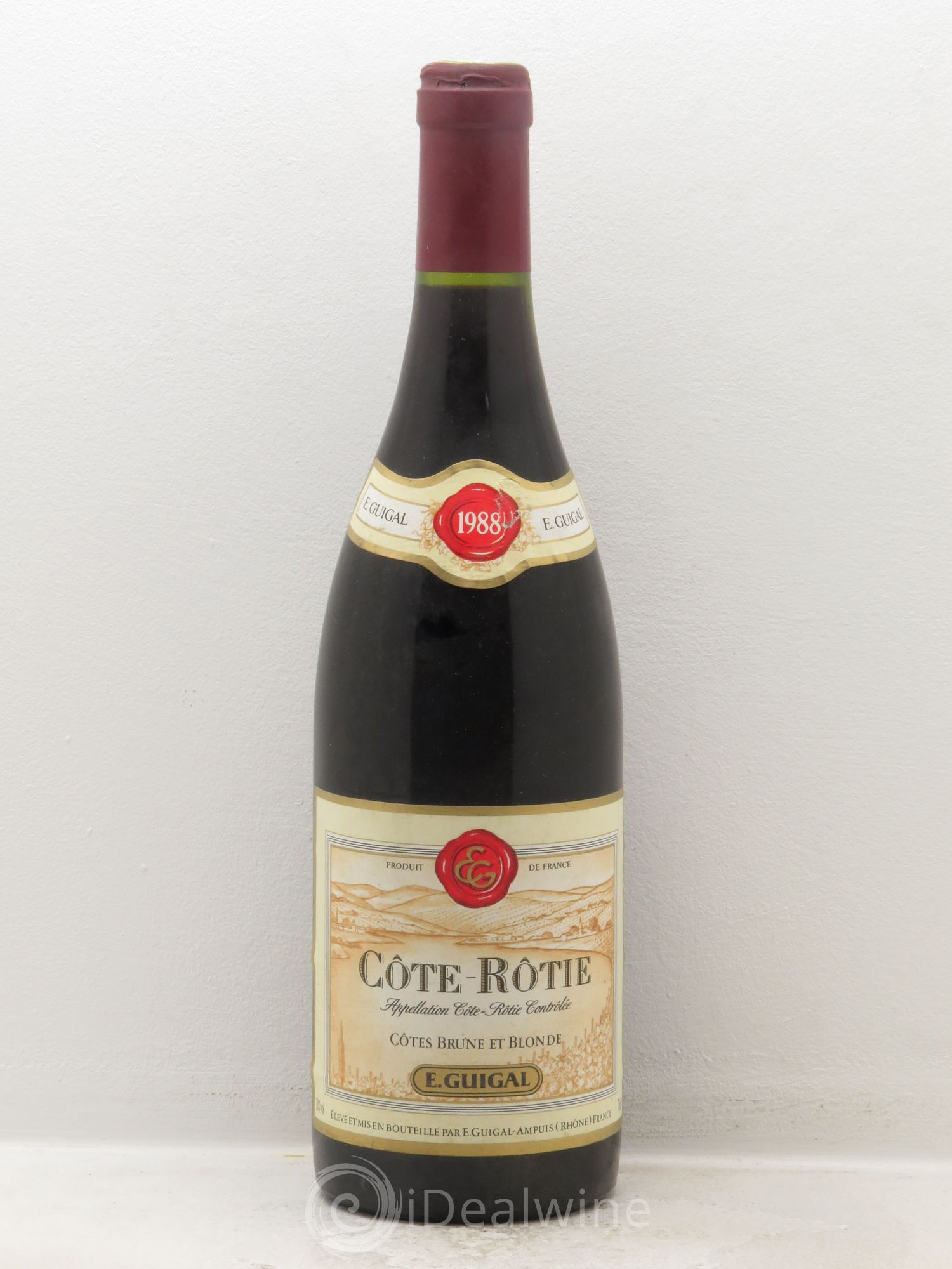 Côte-Rôtie Côtes Brune et Blonde Guigal 1988 - Lot de 1 bouteille - 0