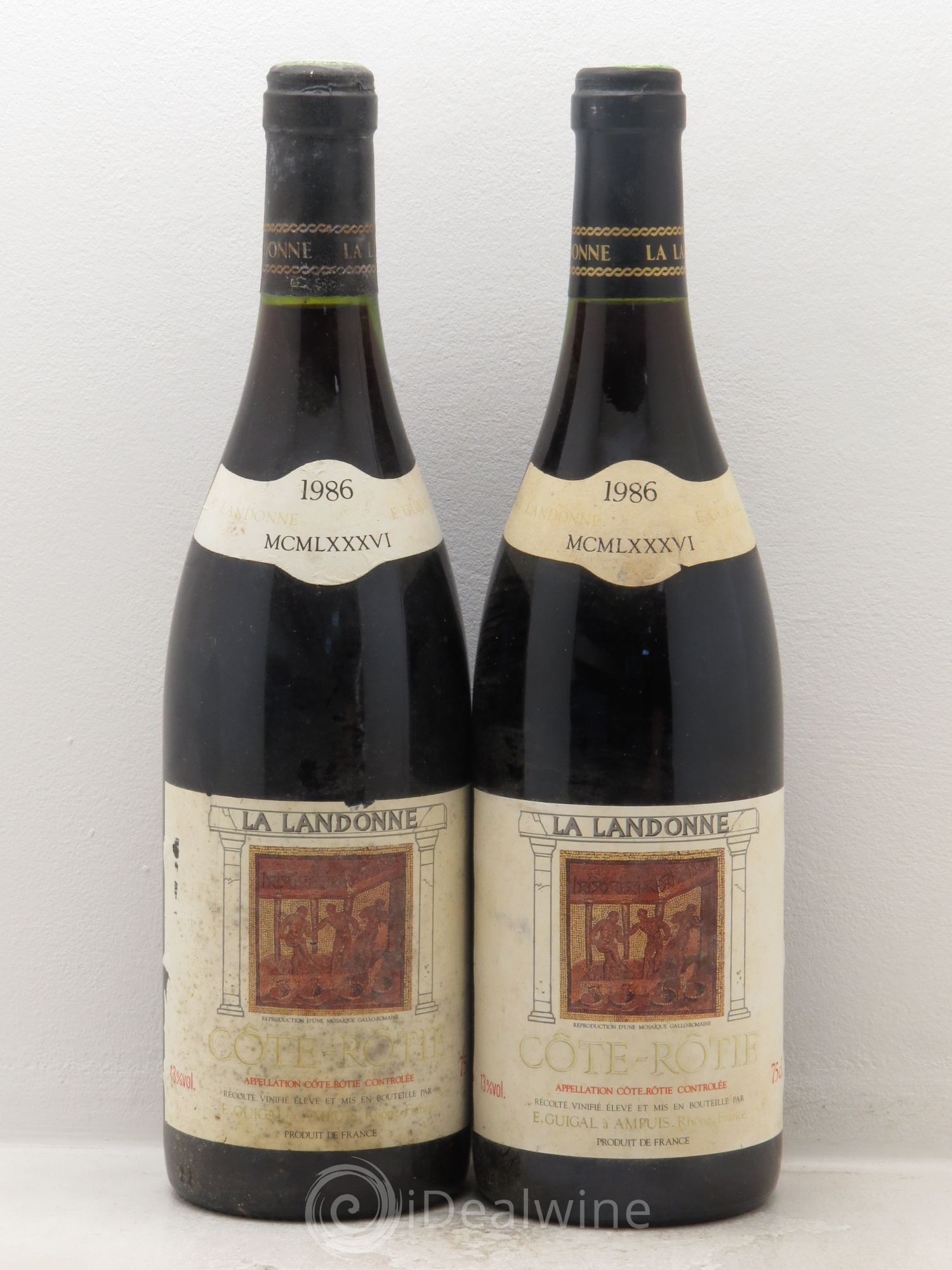 Côte-Rôtie La Landonne Guigal 1986 - Lot de 2 bouteilles - 0