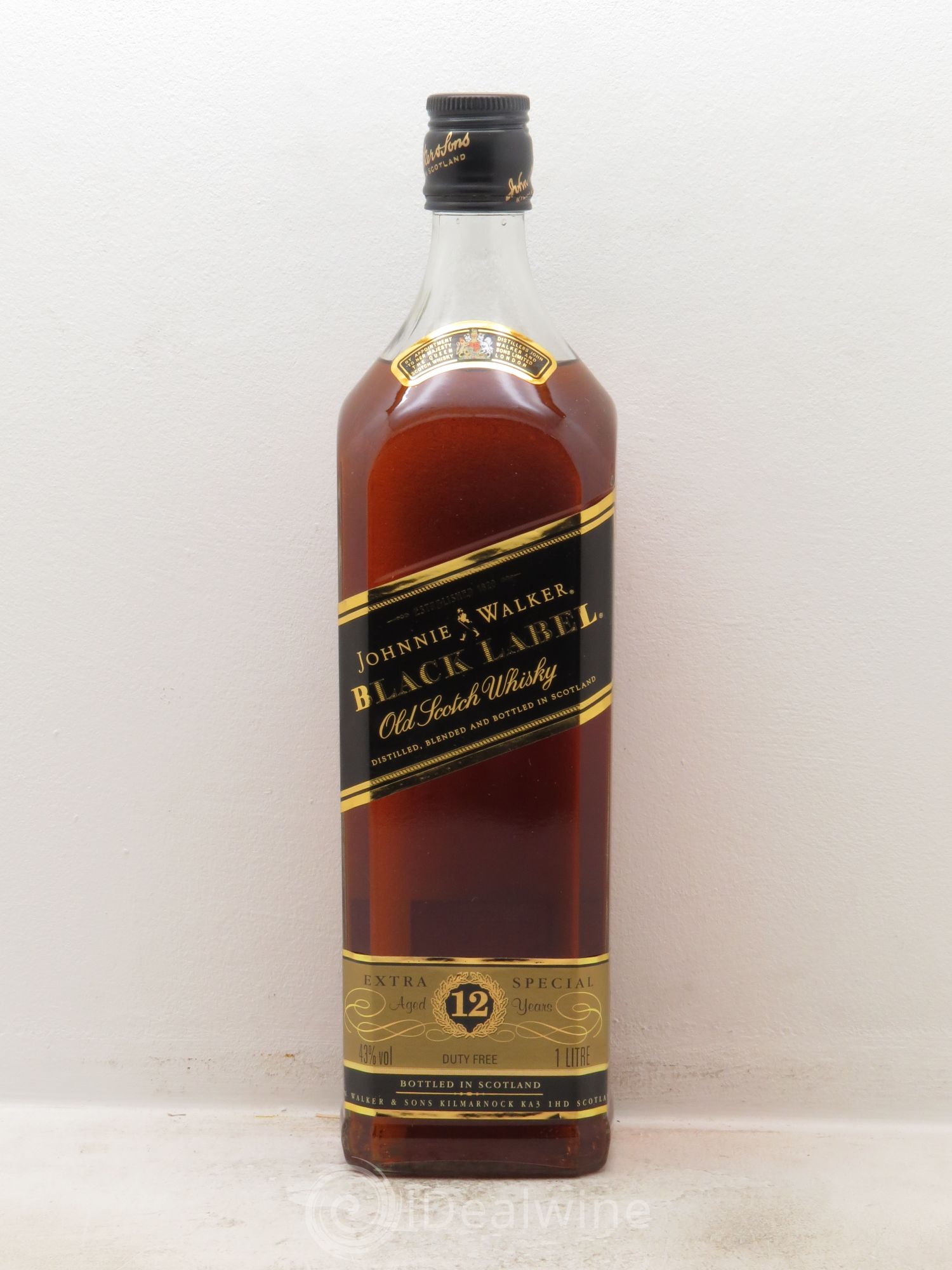 Whisky Jonnhie Walker Black Label 12 (1L) 43° - Posten von 1 Flasche - 0