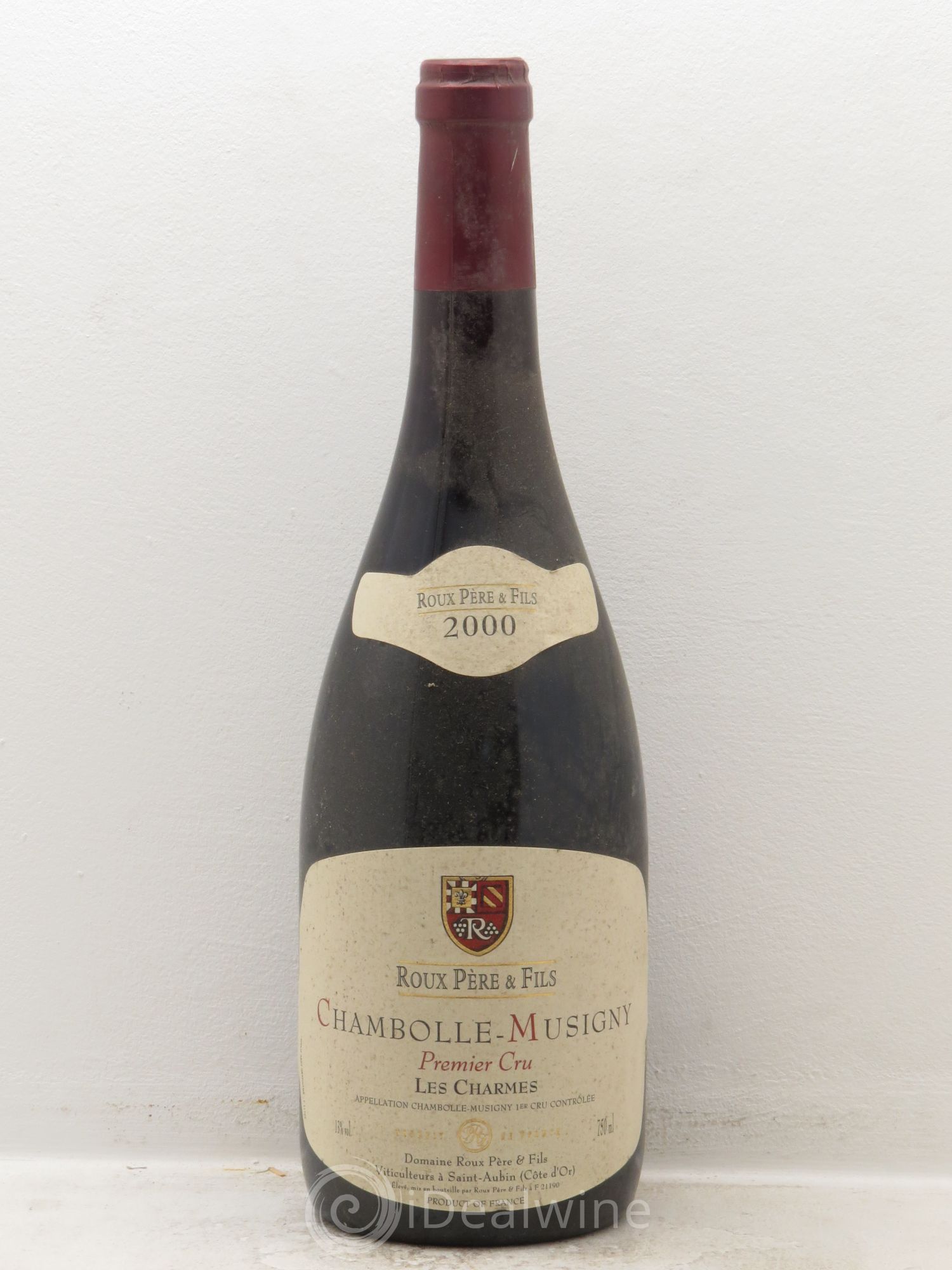 Chambolle-Musigny 1er Cru Domaine Roux 2000 - Lot de 1 bouteille - 0