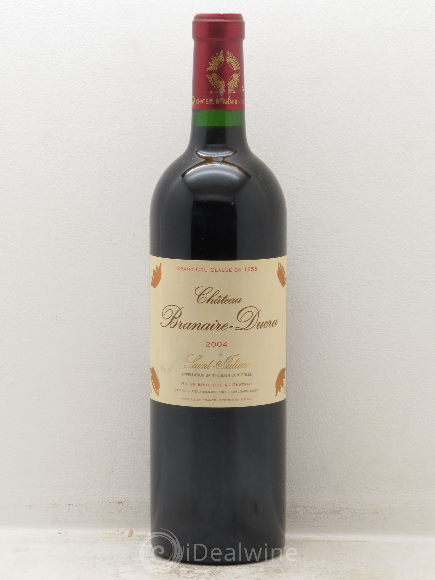 Château Branaire Ducru 4ème Grand Cru Classé 2004 - Lot de 6 bouteilles - 0