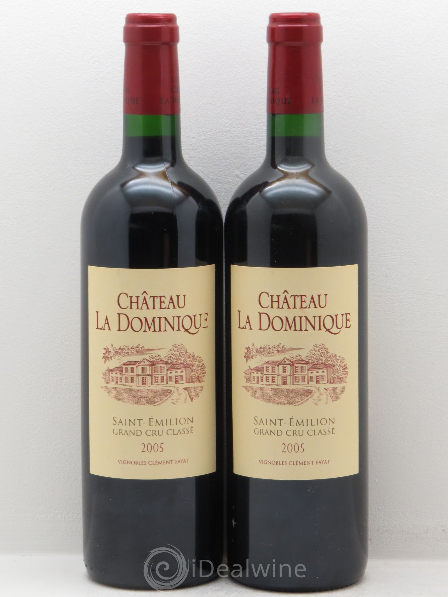 Château la Dominique Grand Cru Classé 2005 - Lot de 2 bouteilles - 0