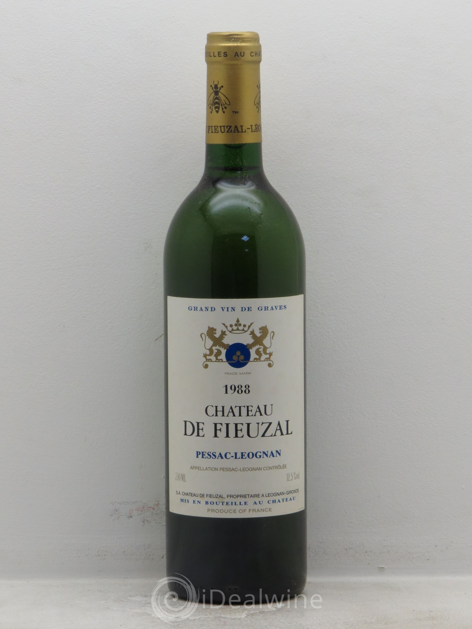 Château de Fieuzal 1988 - Lot de 1 bouteille - 0