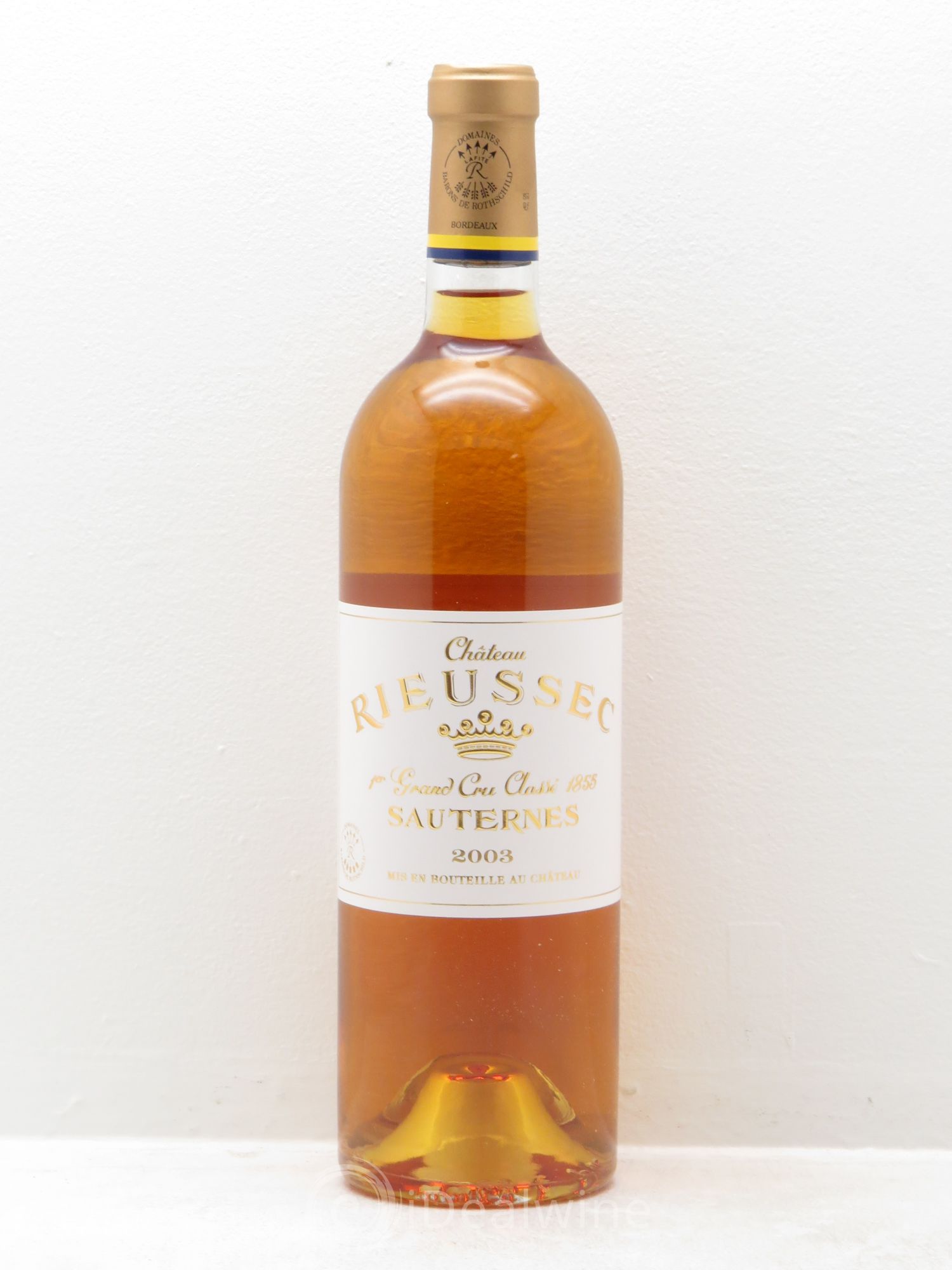 Château Rieussec 1er Grand Cru Classé 2003 - Posten von 1 Flasche - 0