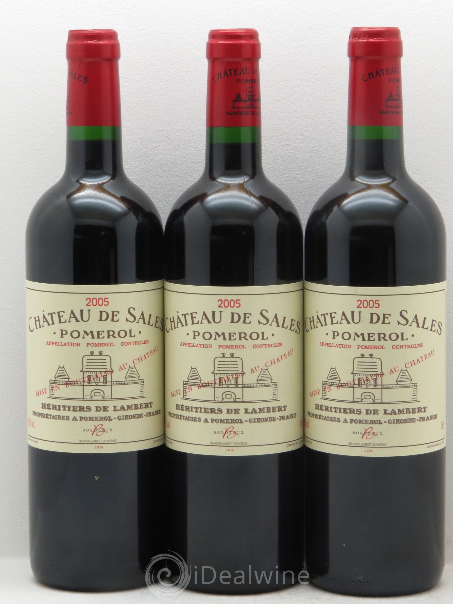 Château de Sales 2005 - Lot de 3 bouteilles - 0