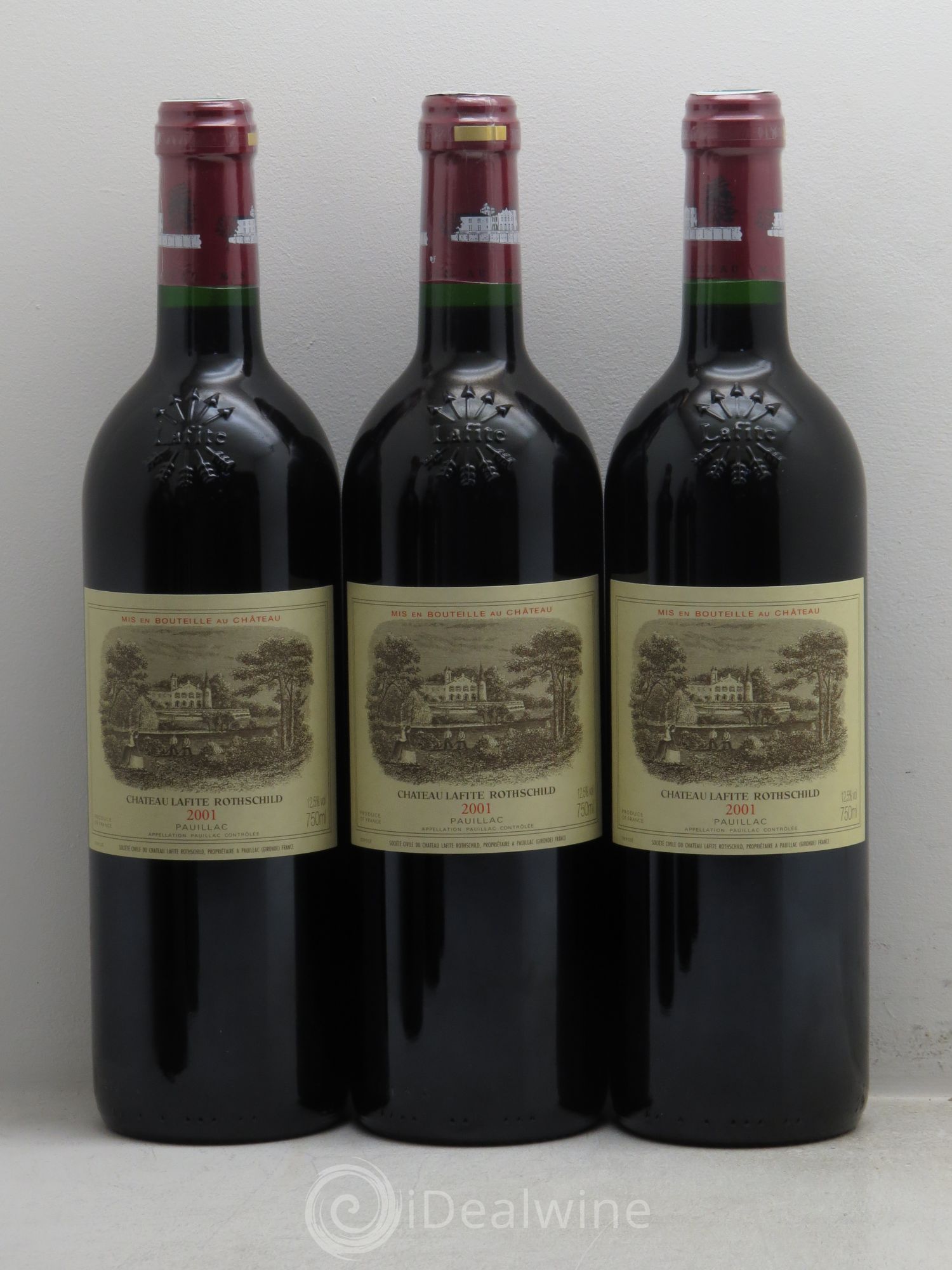 Château Lafite Rothschild 1er Grand Cru Classé 2001 - Lot de 6 bouteilles - 2