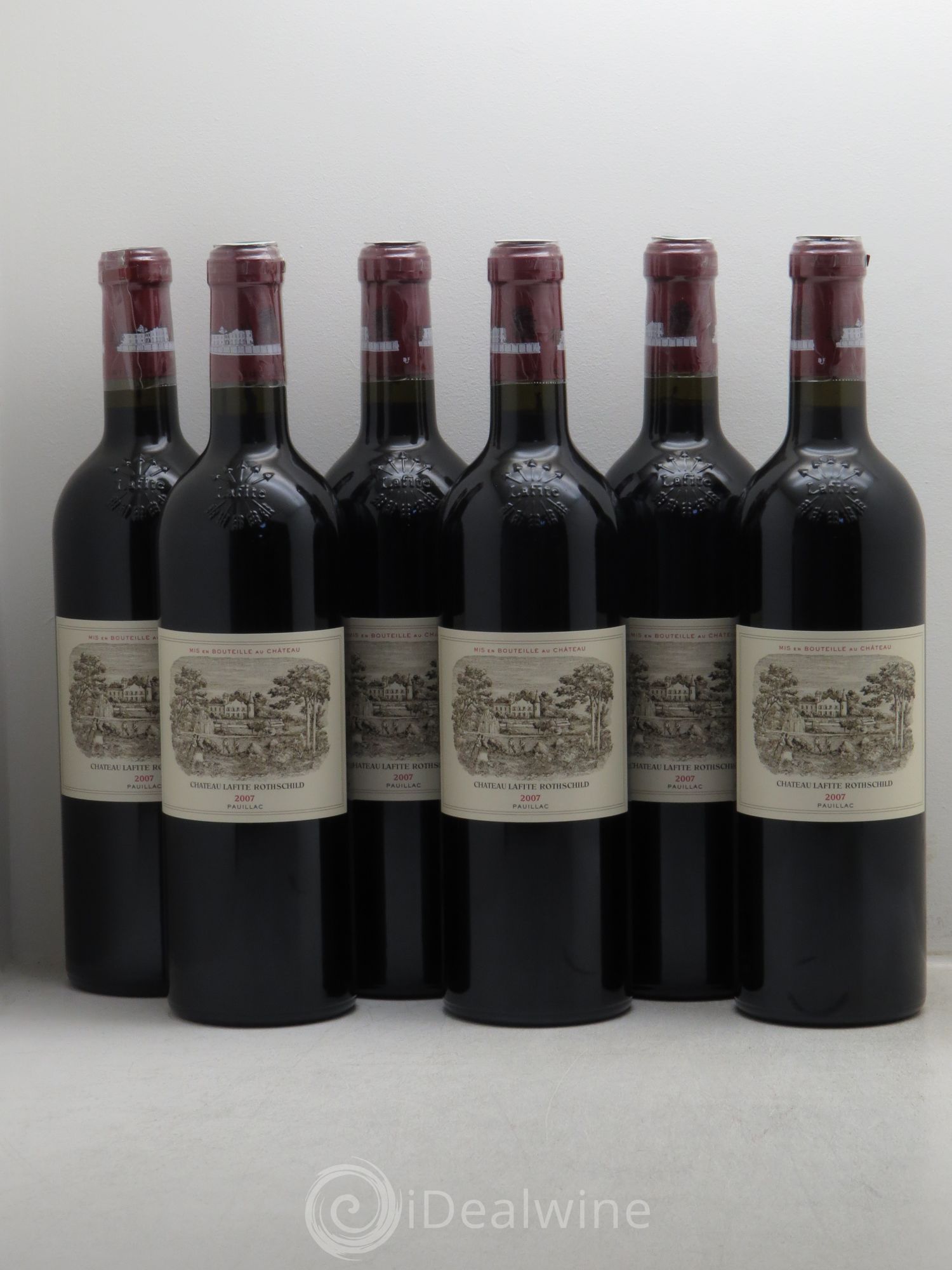 Château Lafite Rothschild 1er Grand Cru Classé 2007 - Lot de 6 bouteilles - 0