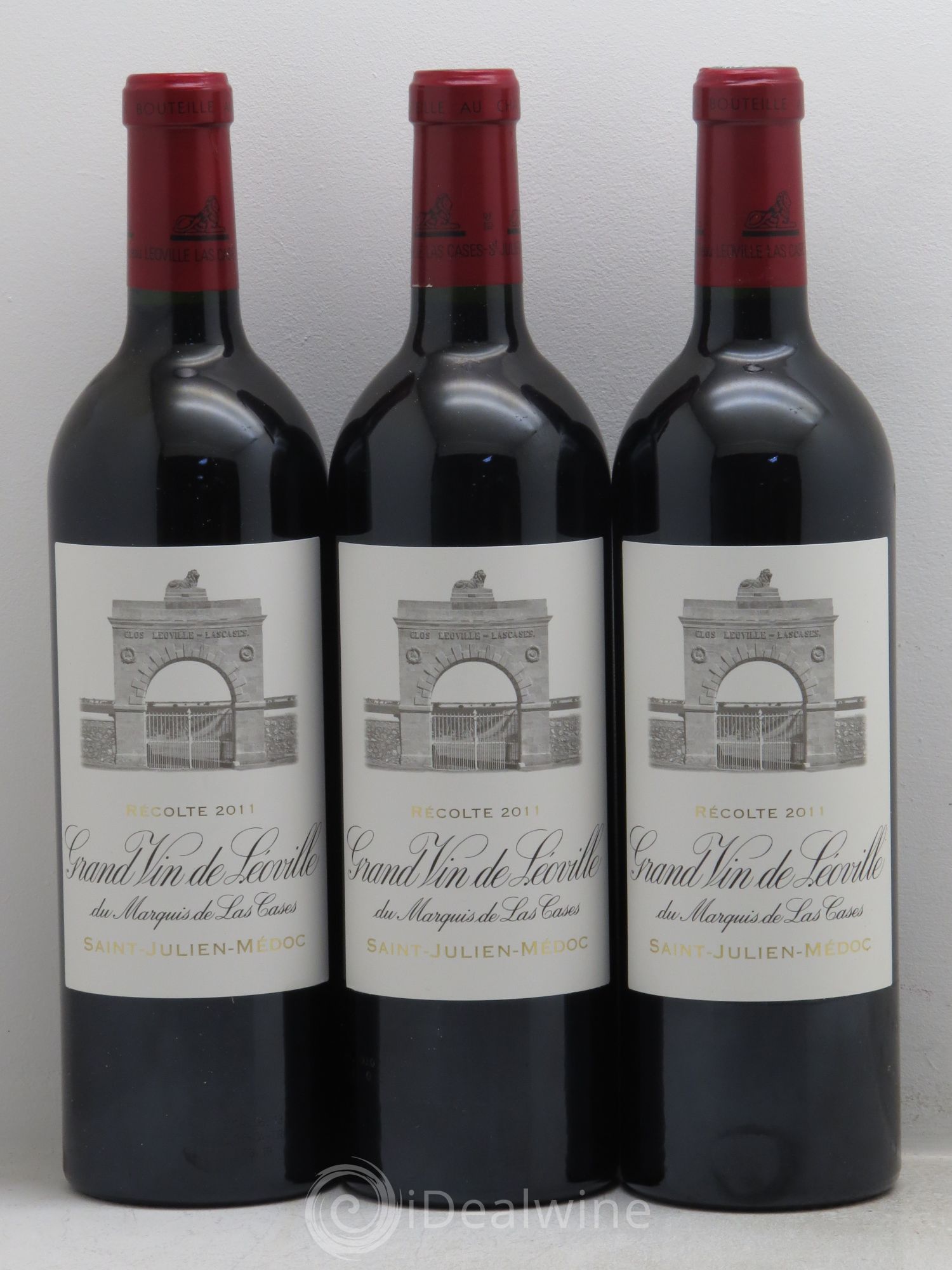 Château Léoville Las Cases 2ème Grand Cru Classé 2011 - Lot de 3 bouteilles - 0