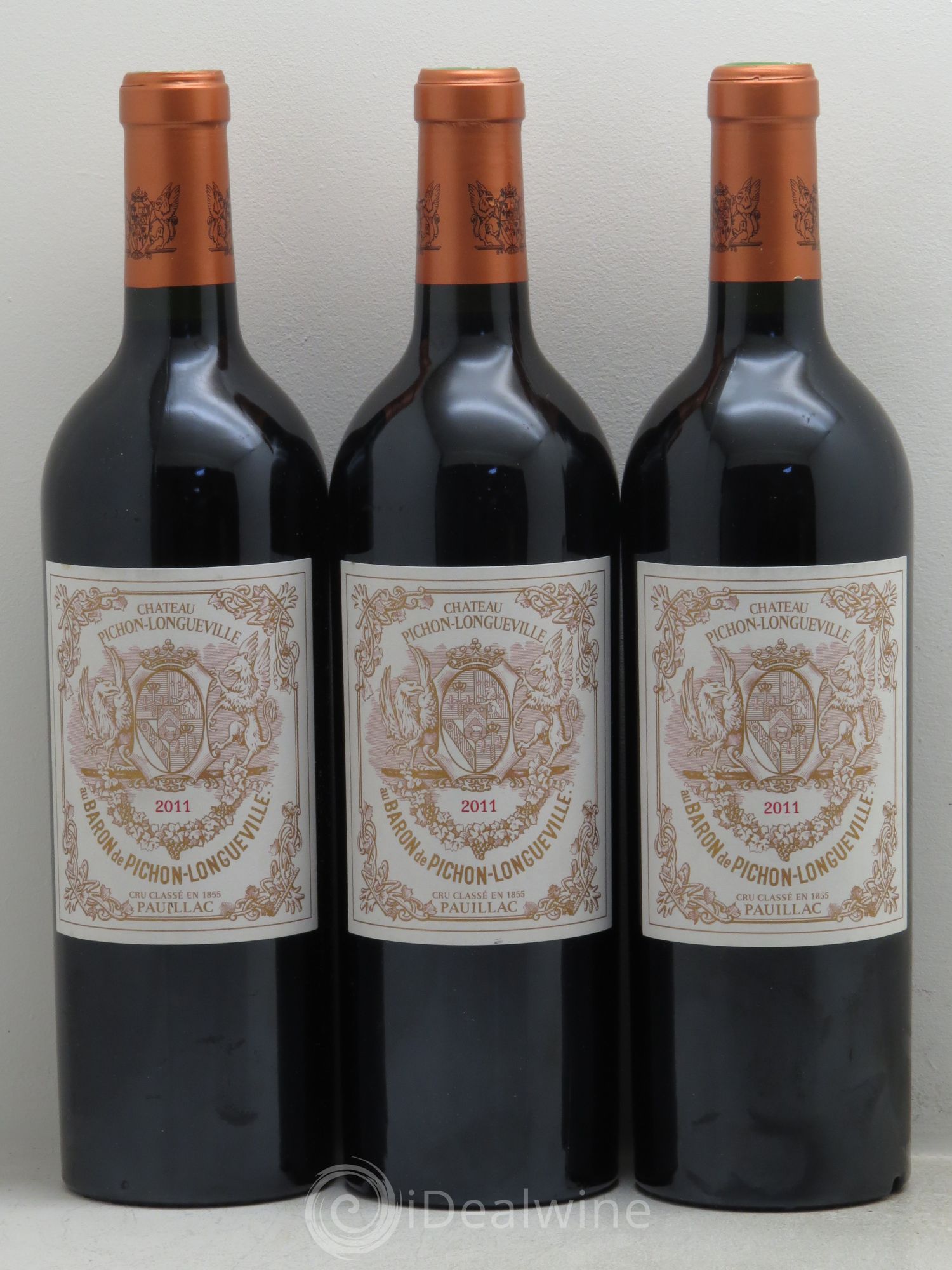 Pichon Longueville Baron 2ème Grand Cru Classé 2011 - Lot de 3 bouteilles - 0