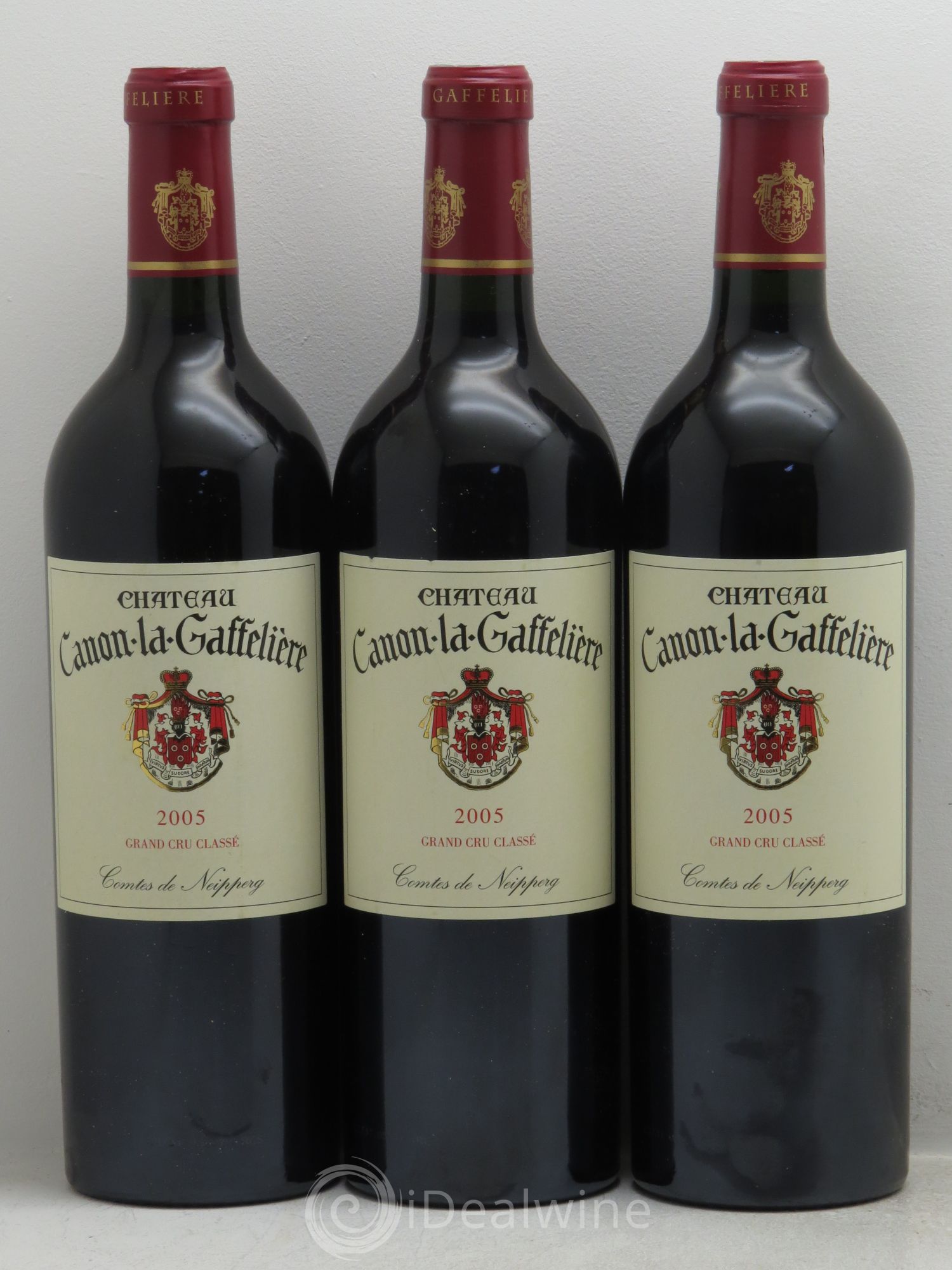 Château Canon la Gaffelière 1er Grand Cru Classé B 2005 - Lot de 3 bouteilles - 0