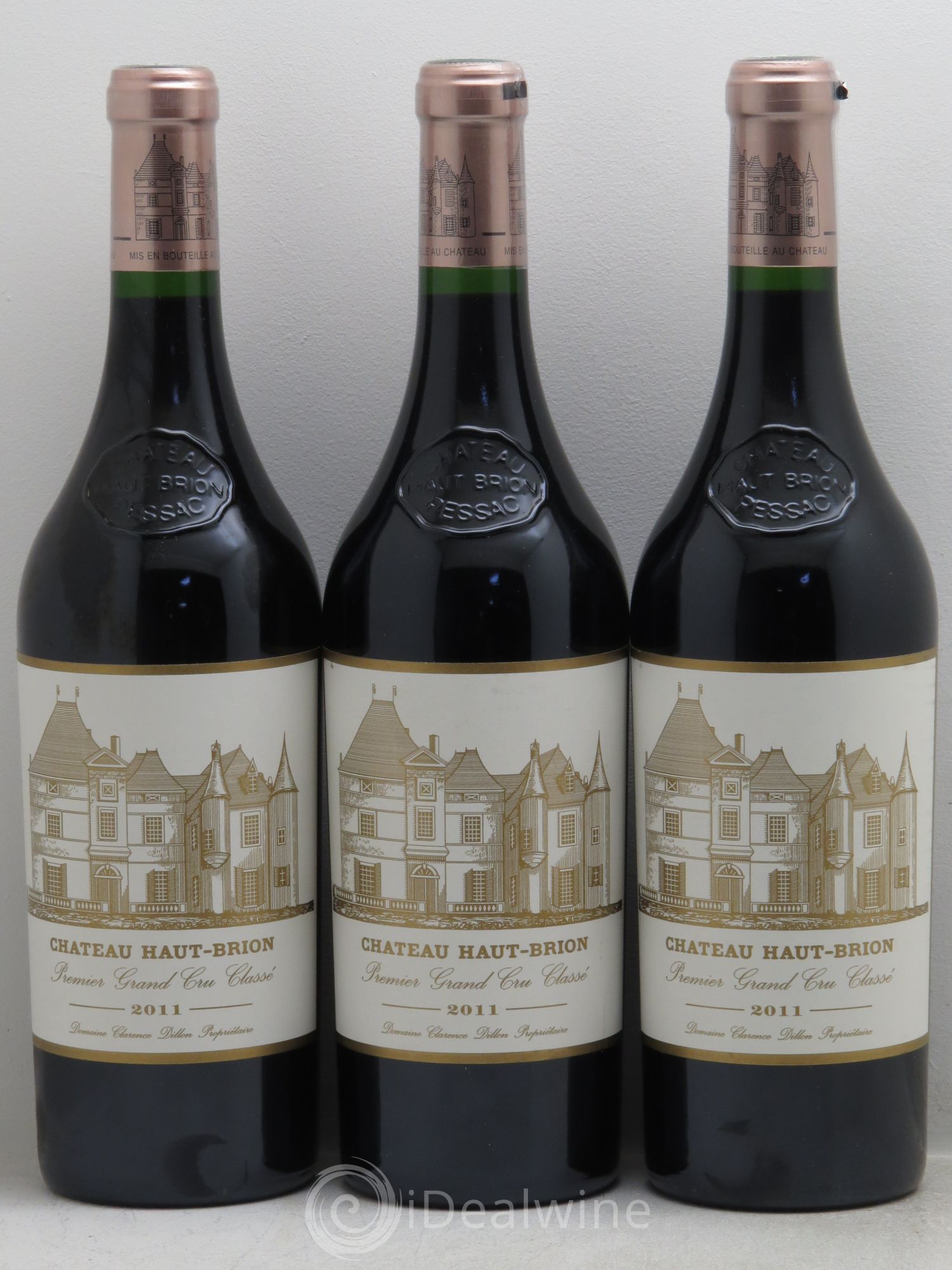 Château Haut Brion 1er Grand Cru Classé 2011 - Lot de 3 bouteilles - 0