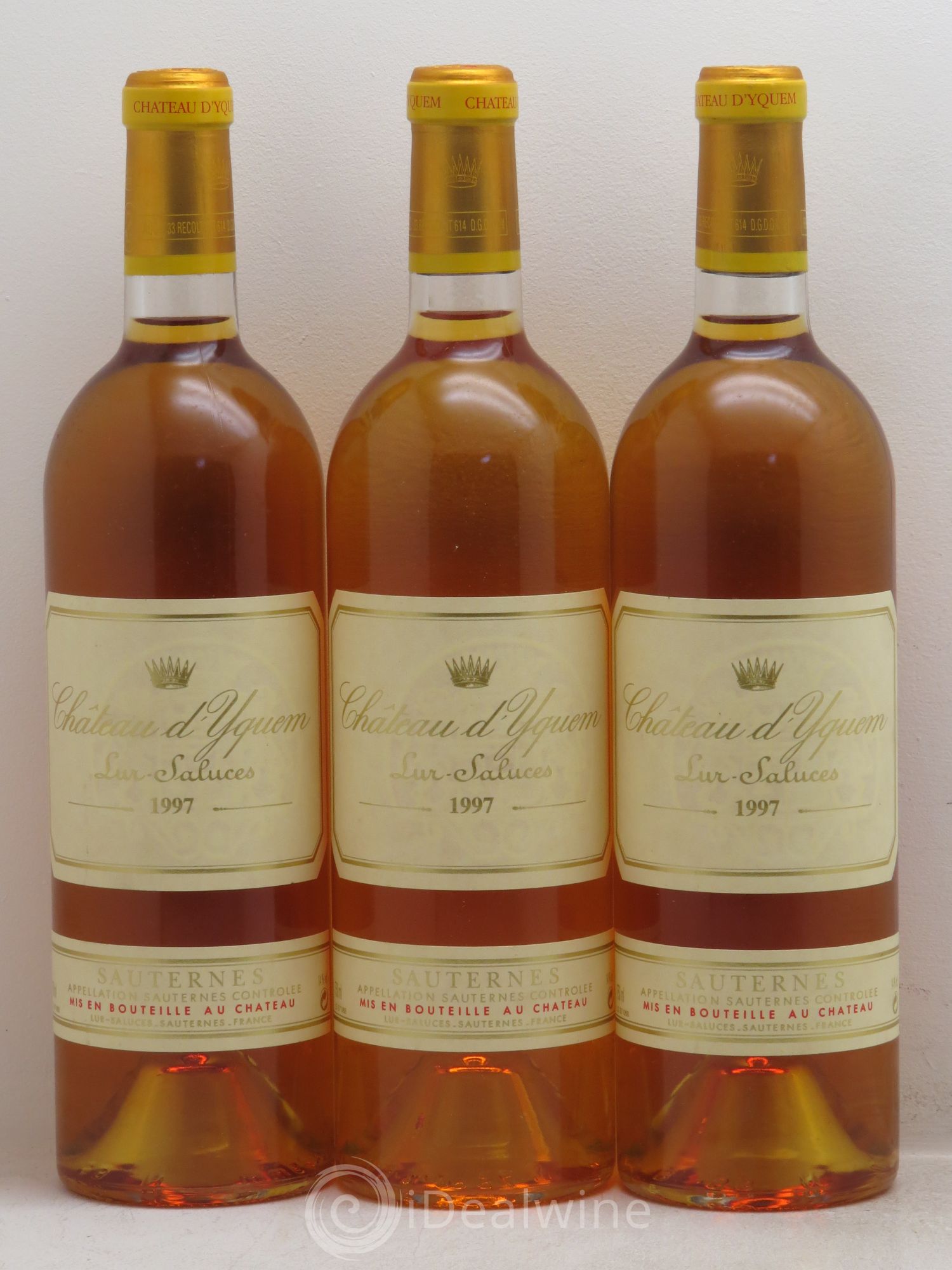 Château d' Yquem 1er Cru Classé Supérieur 1997 - Lotto di 3 bottiglie - 0